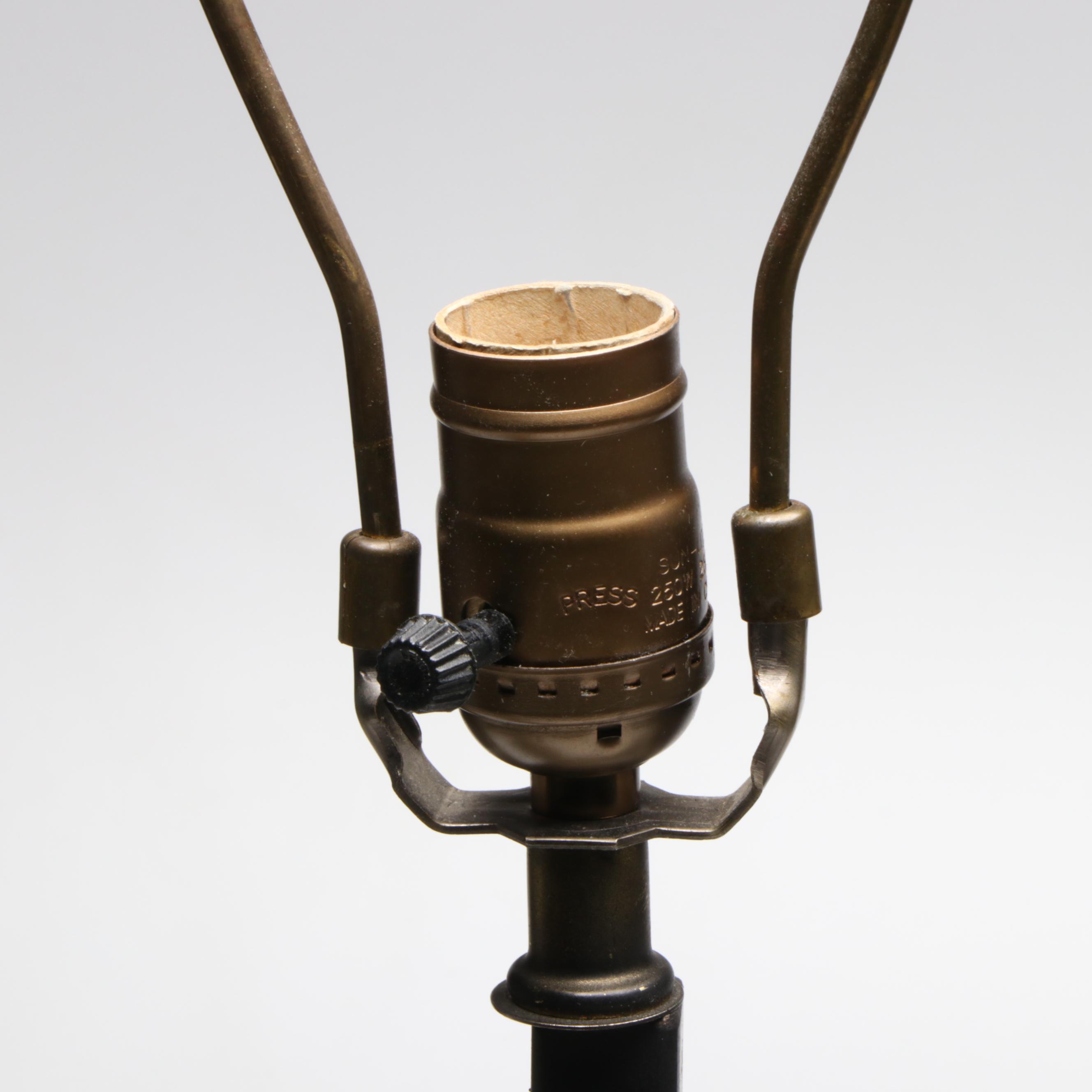 Steampunk Style Cast Iron Table Lamps