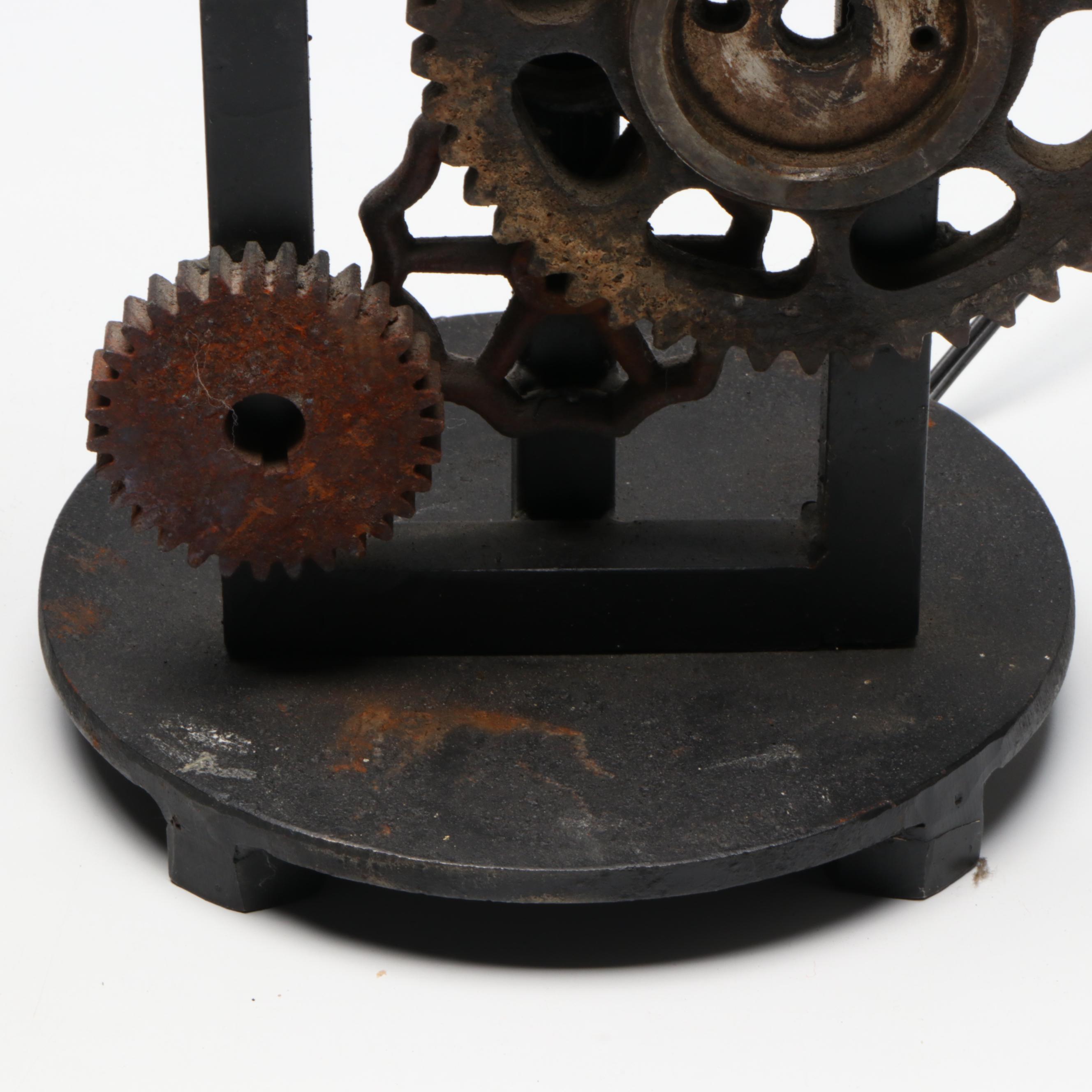 Steampunk Style Cast Iron Table Lamps