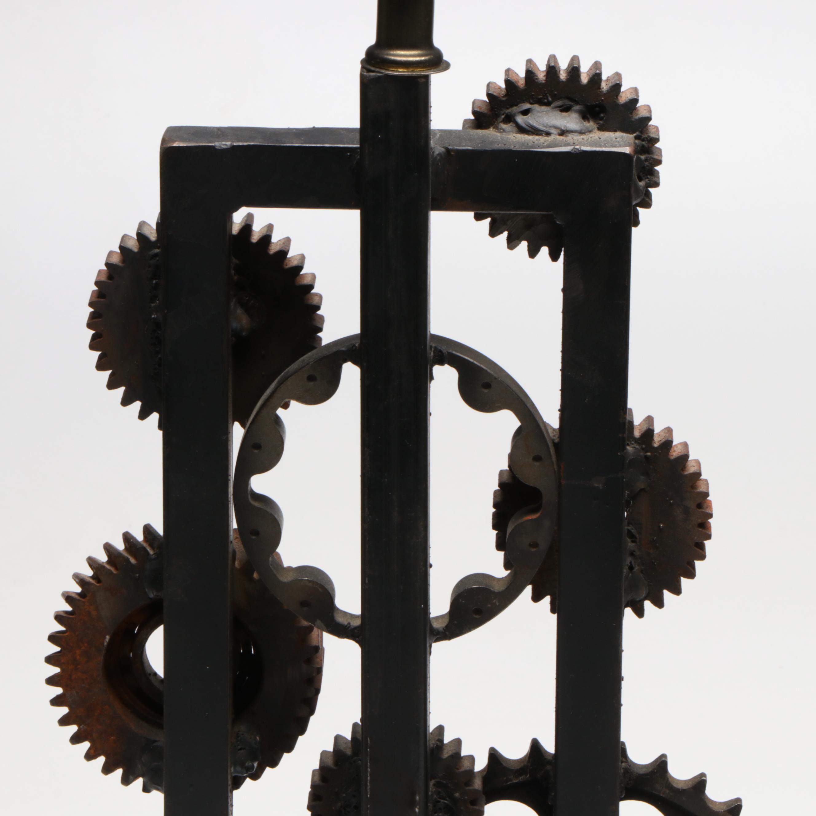 Steampunk Style Cast Iron Table Lamps