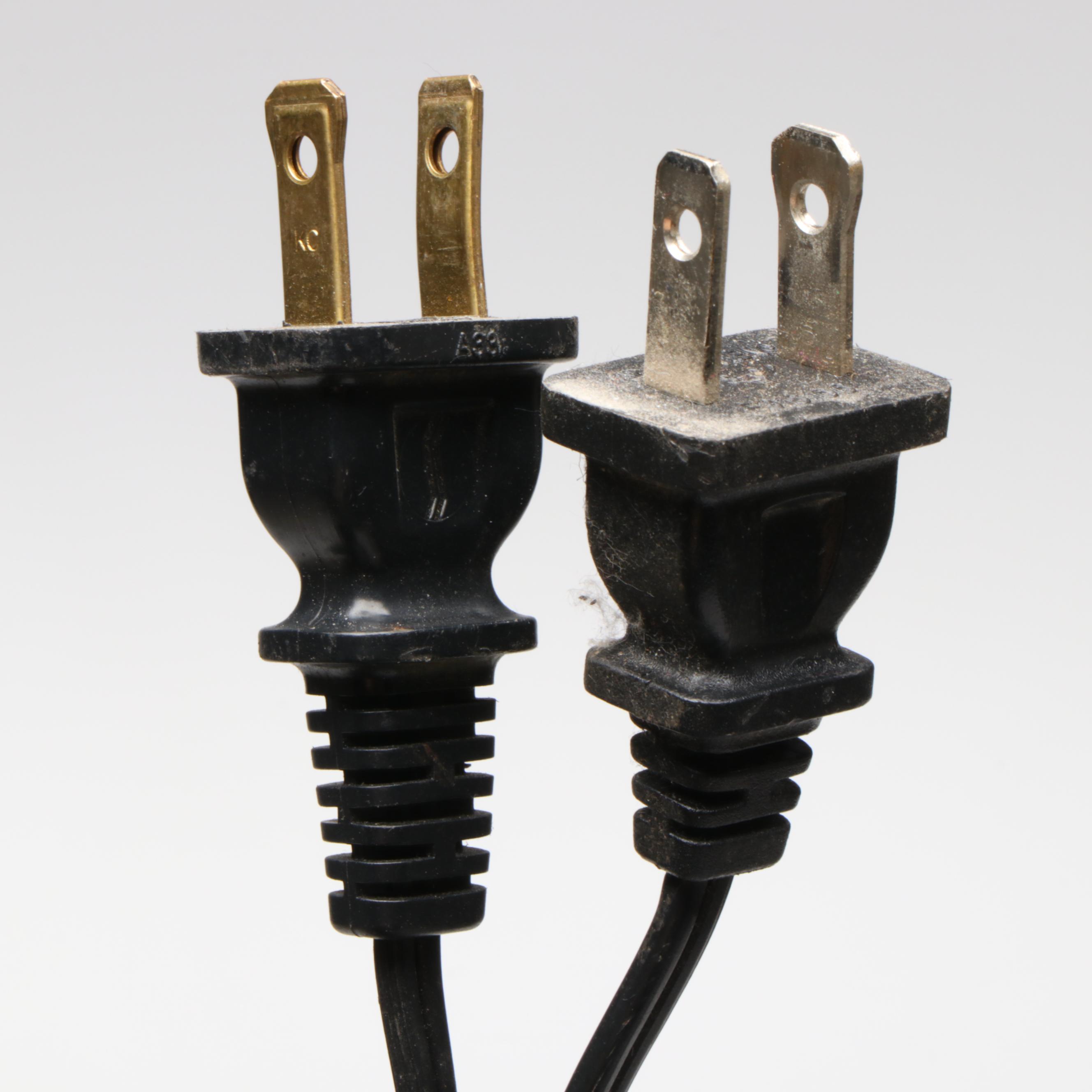 Steampunk Style Cast Iron Table Lamps