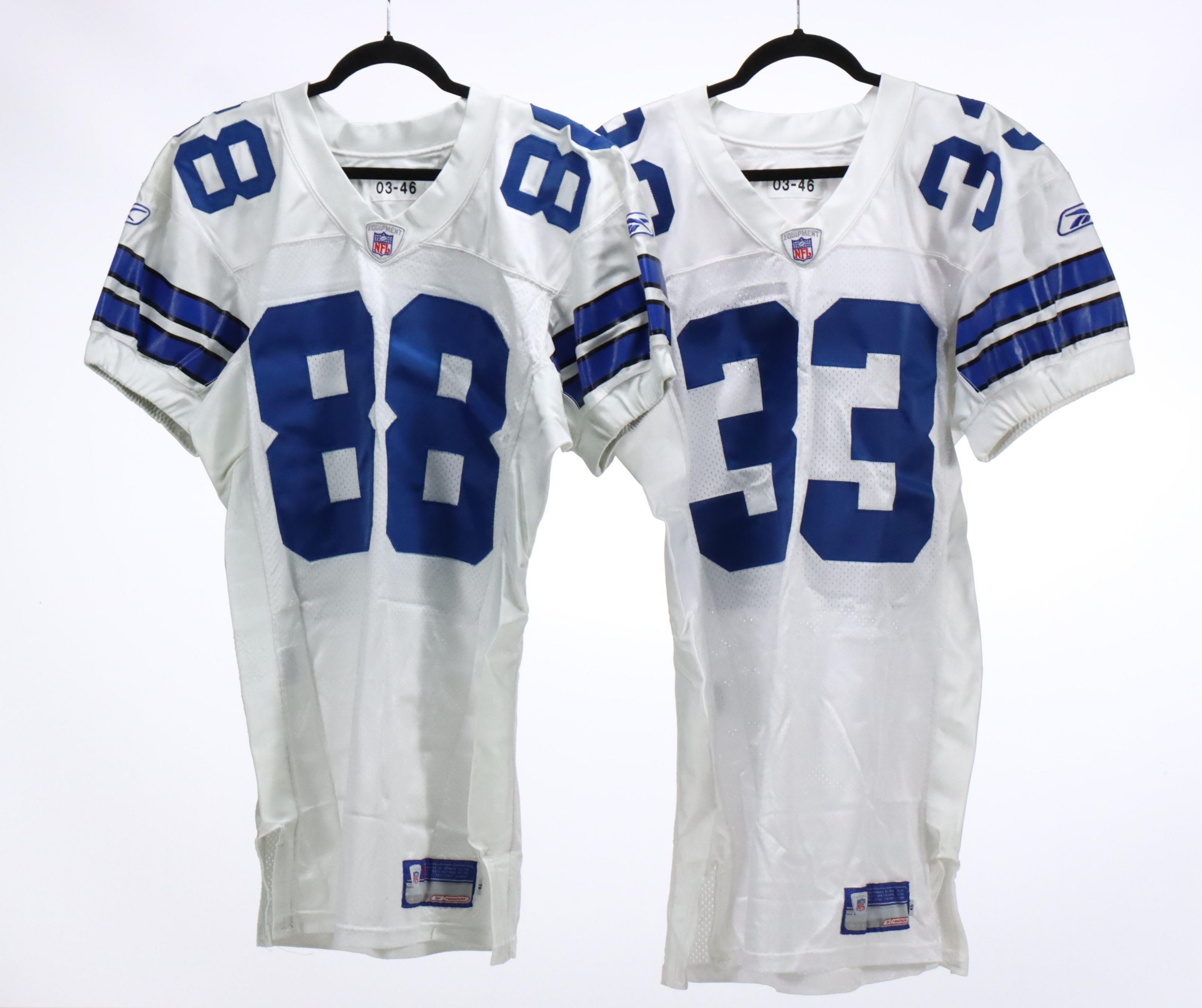 Antonio Bryant with Other Player Issued Dallas Cowboys Football Jerseys