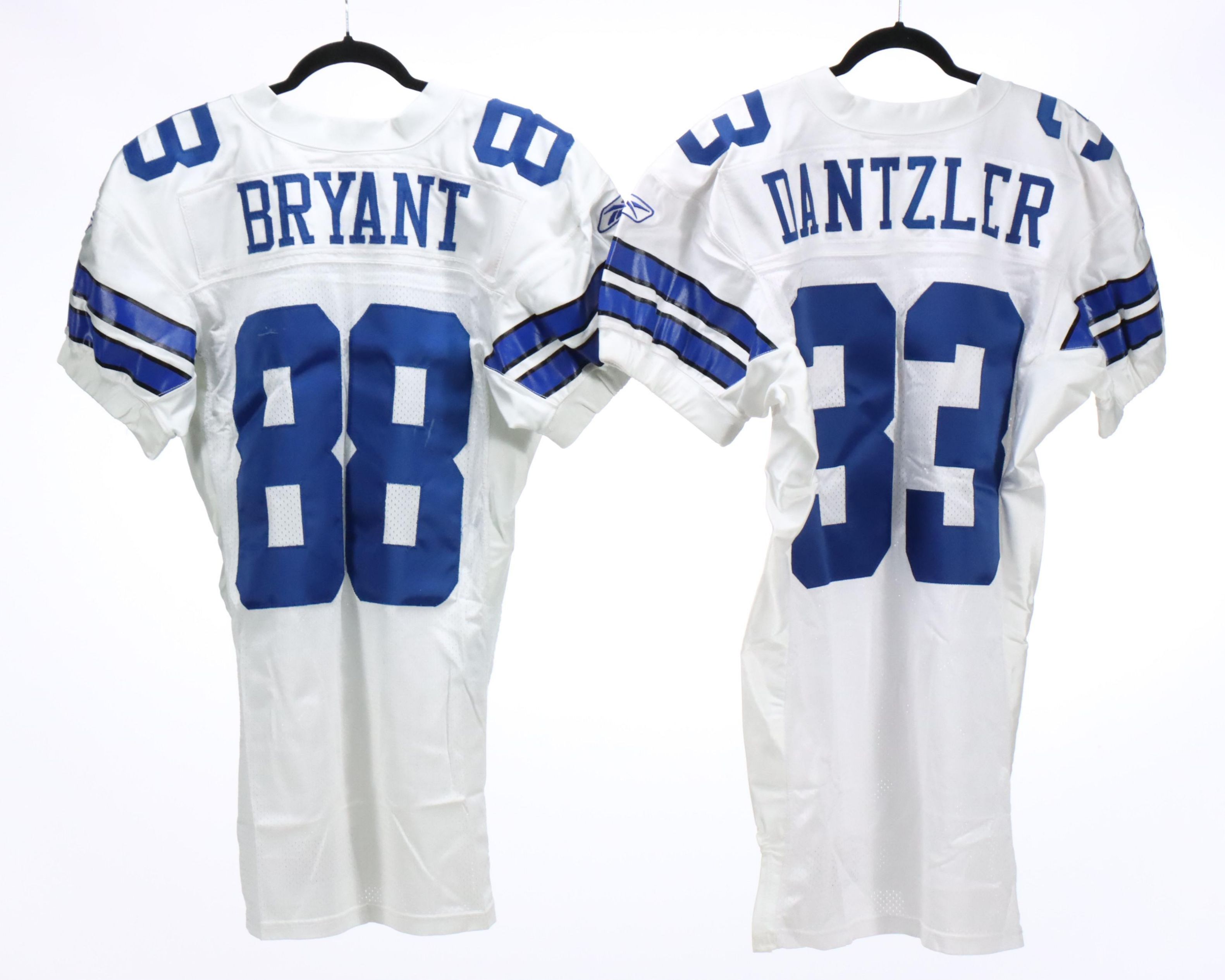 Antonio Bryant with Other Player Issued Dallas Cowboys Football Jerseys