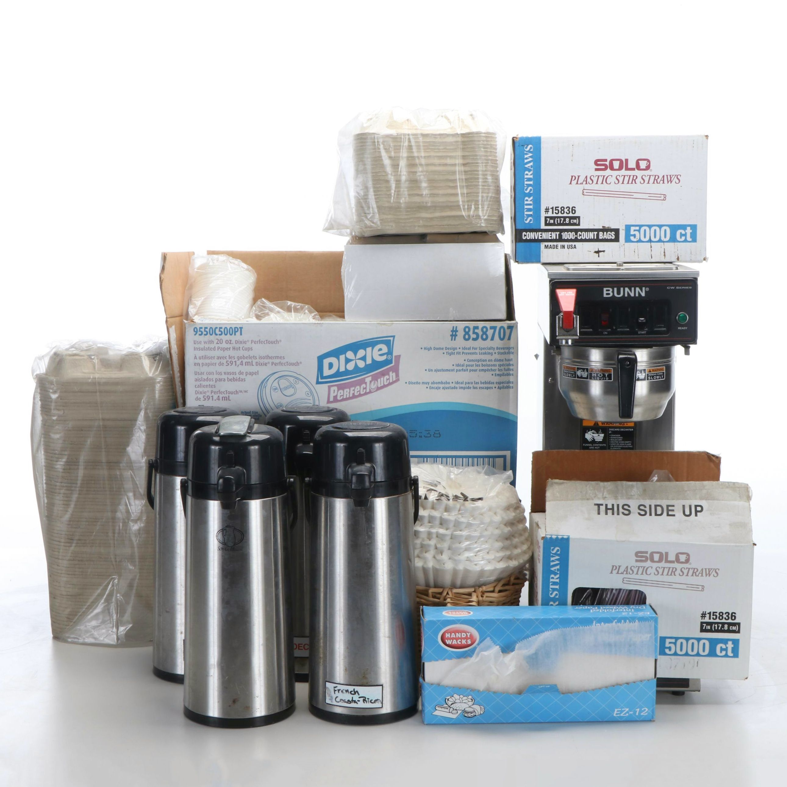 Bunn Airpot Brewer with Accessories and Airpot Carafes