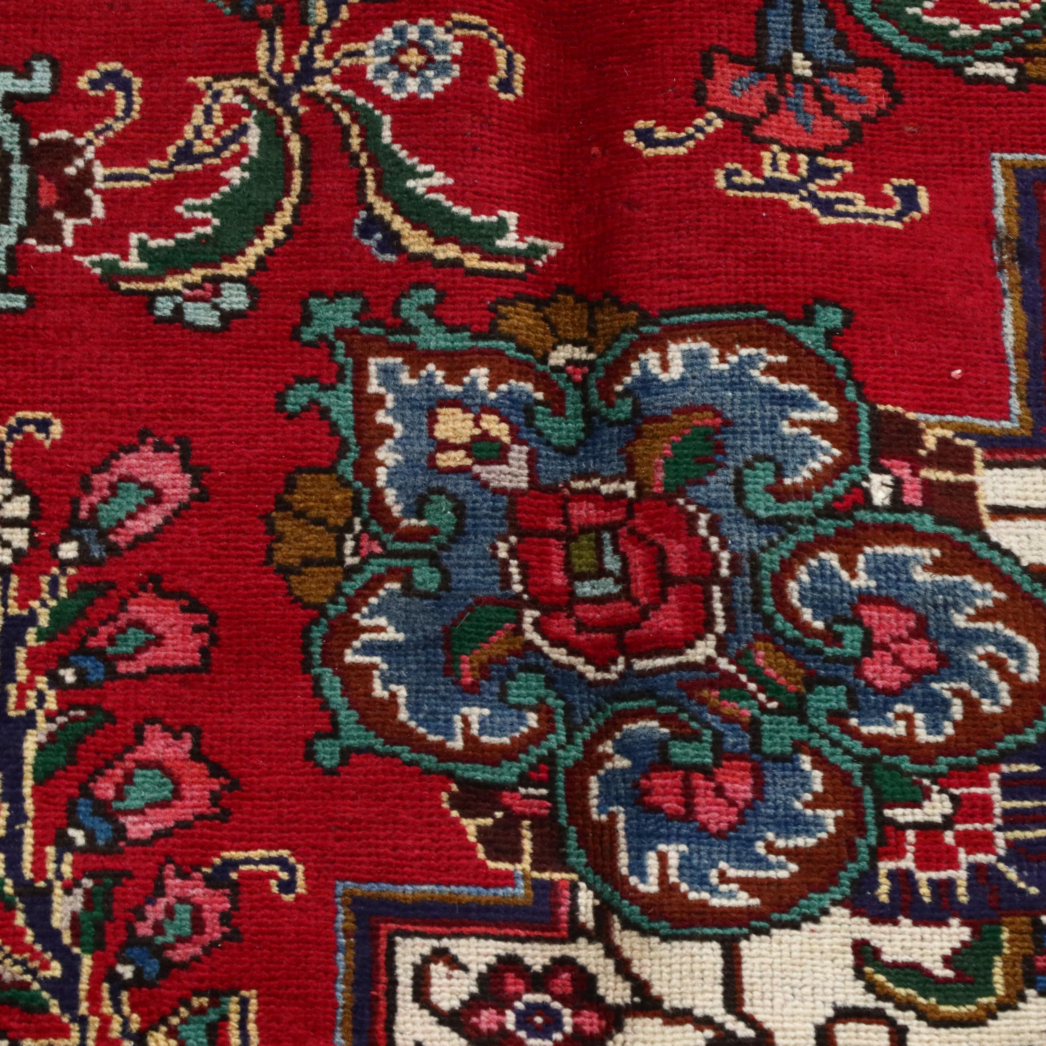 8'2 x 11'9 Hand-Knotted Persian Ahar Room Sized Rug