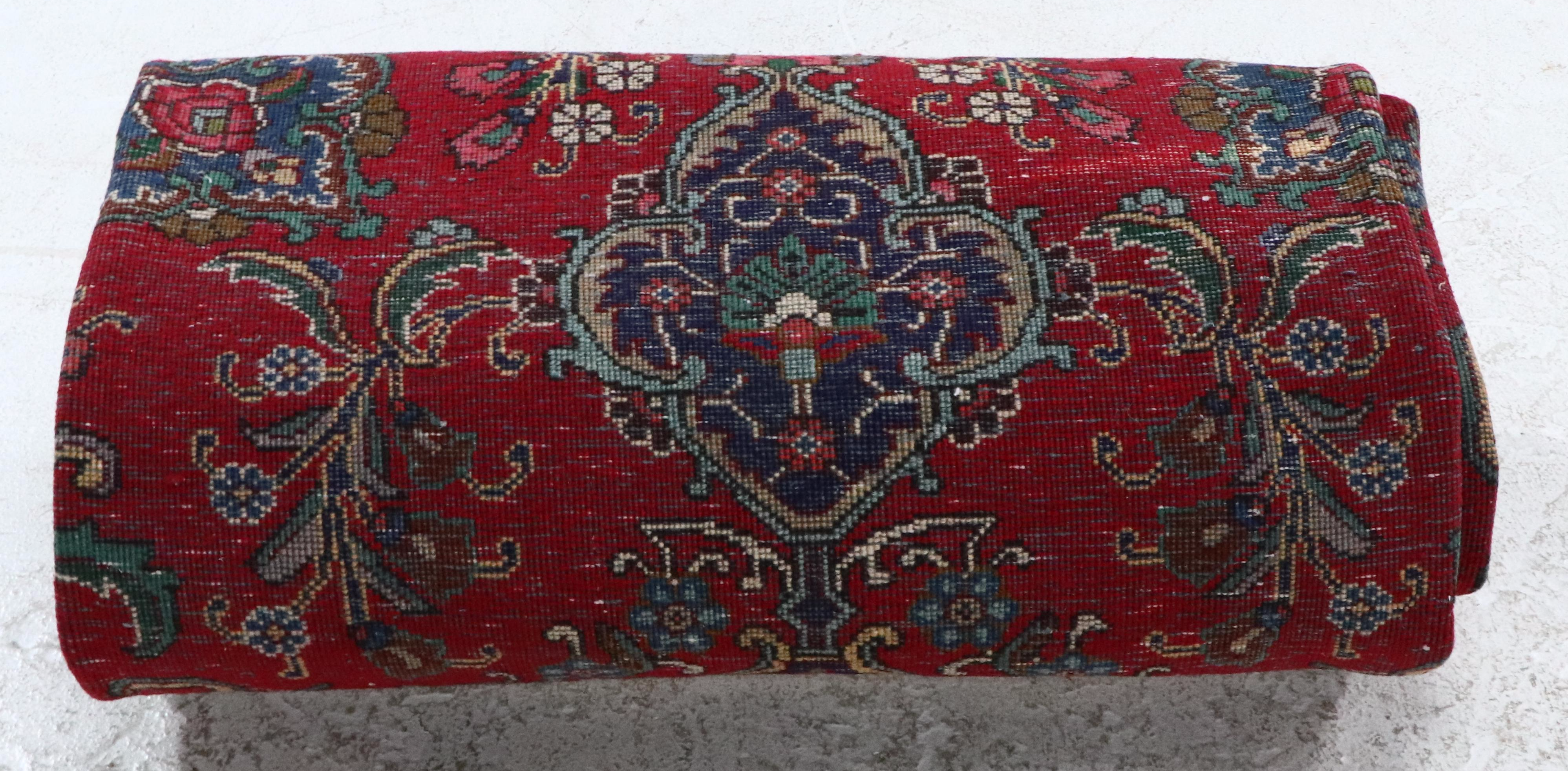 8'2 x 11'9 Hand-Knotted Persian Ahar Room Sized Rug