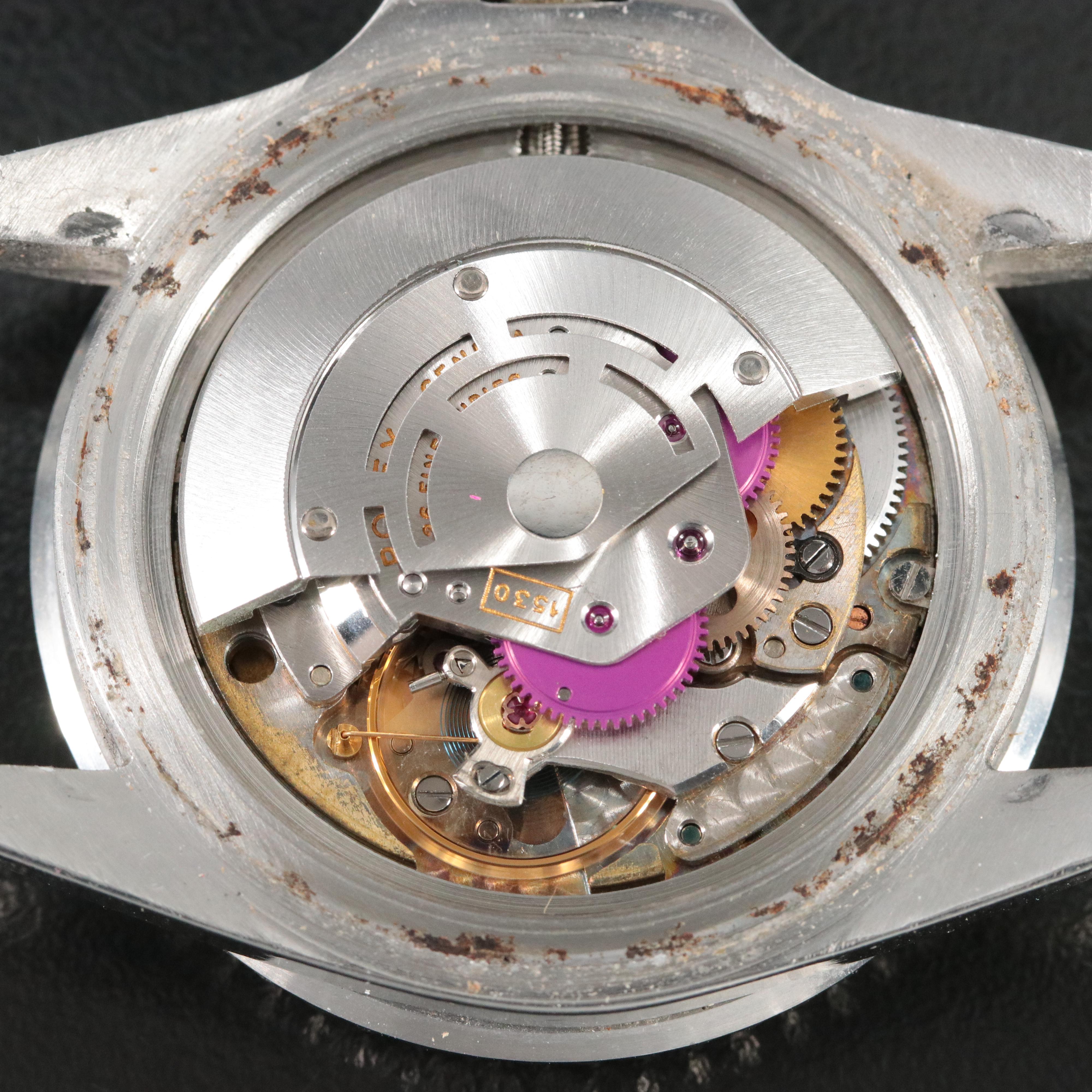 Rolex Submariner 5513 Black Dial 38mm Steel Automatic Watch