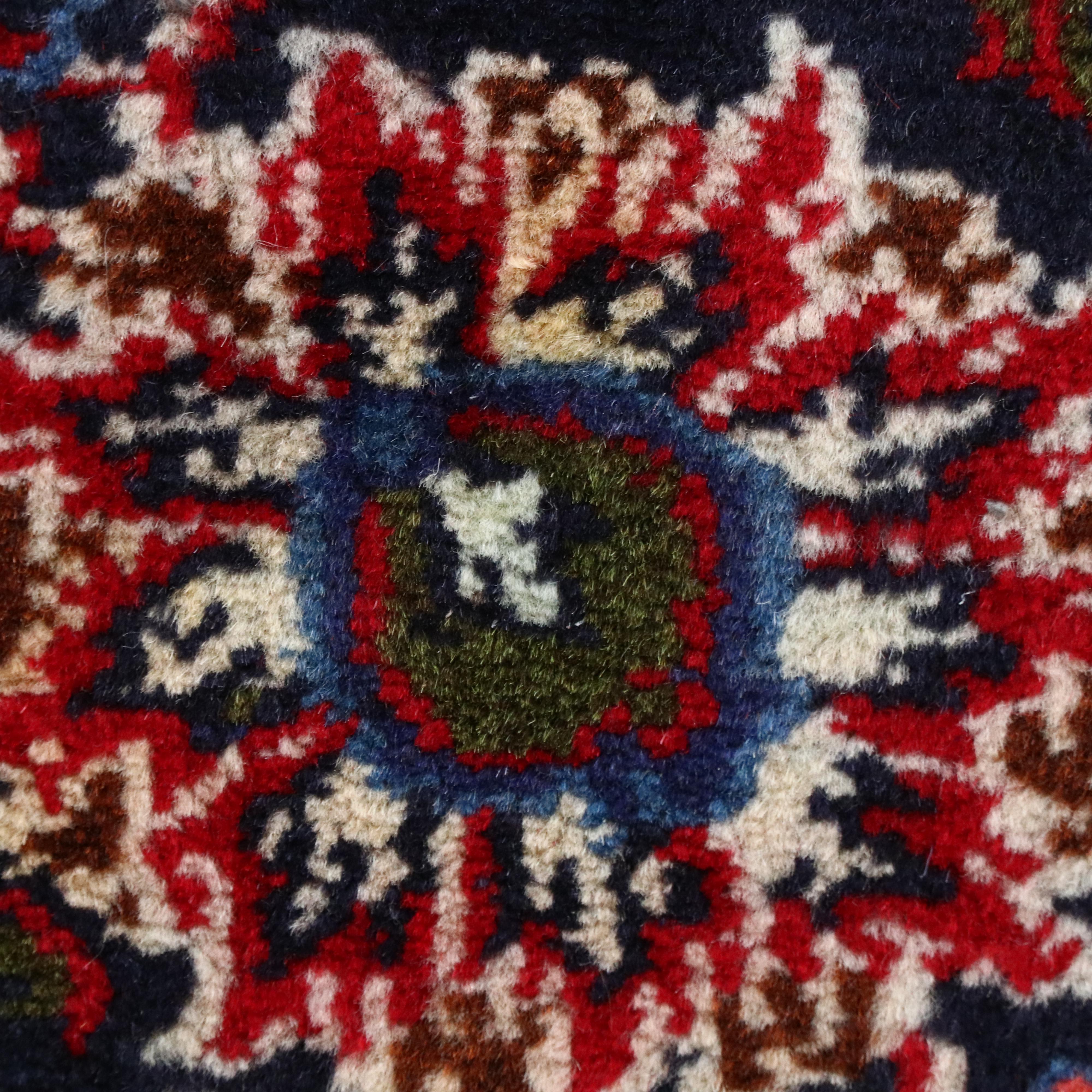 9'6 x 12'2 Hand-Knotted Persian Kashan Room Sized Rug