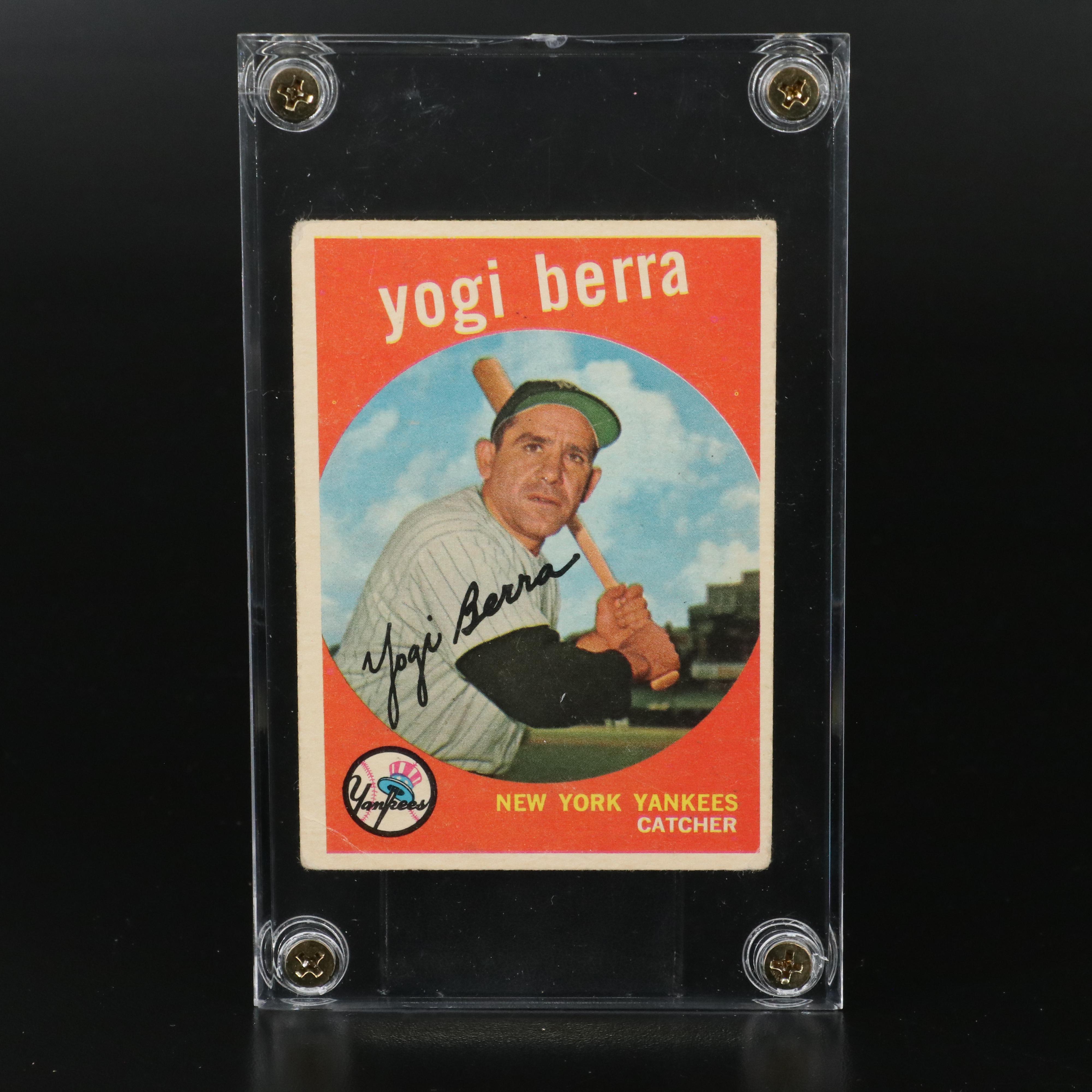 1959 Topps Yogi Berra New York Yankees Baseball Card