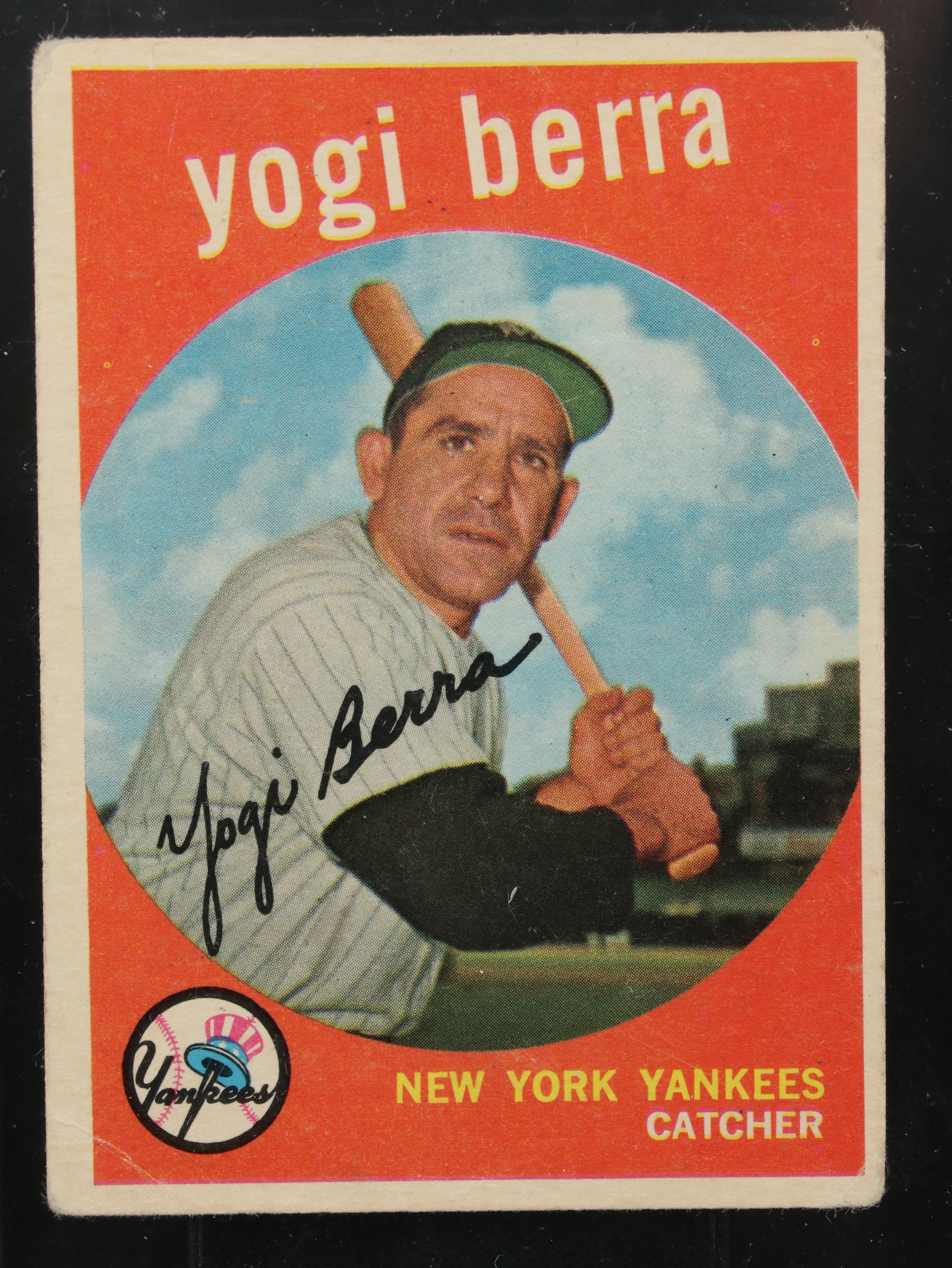 1959 Topps Yogi Berra New York Yankees Baseball Card