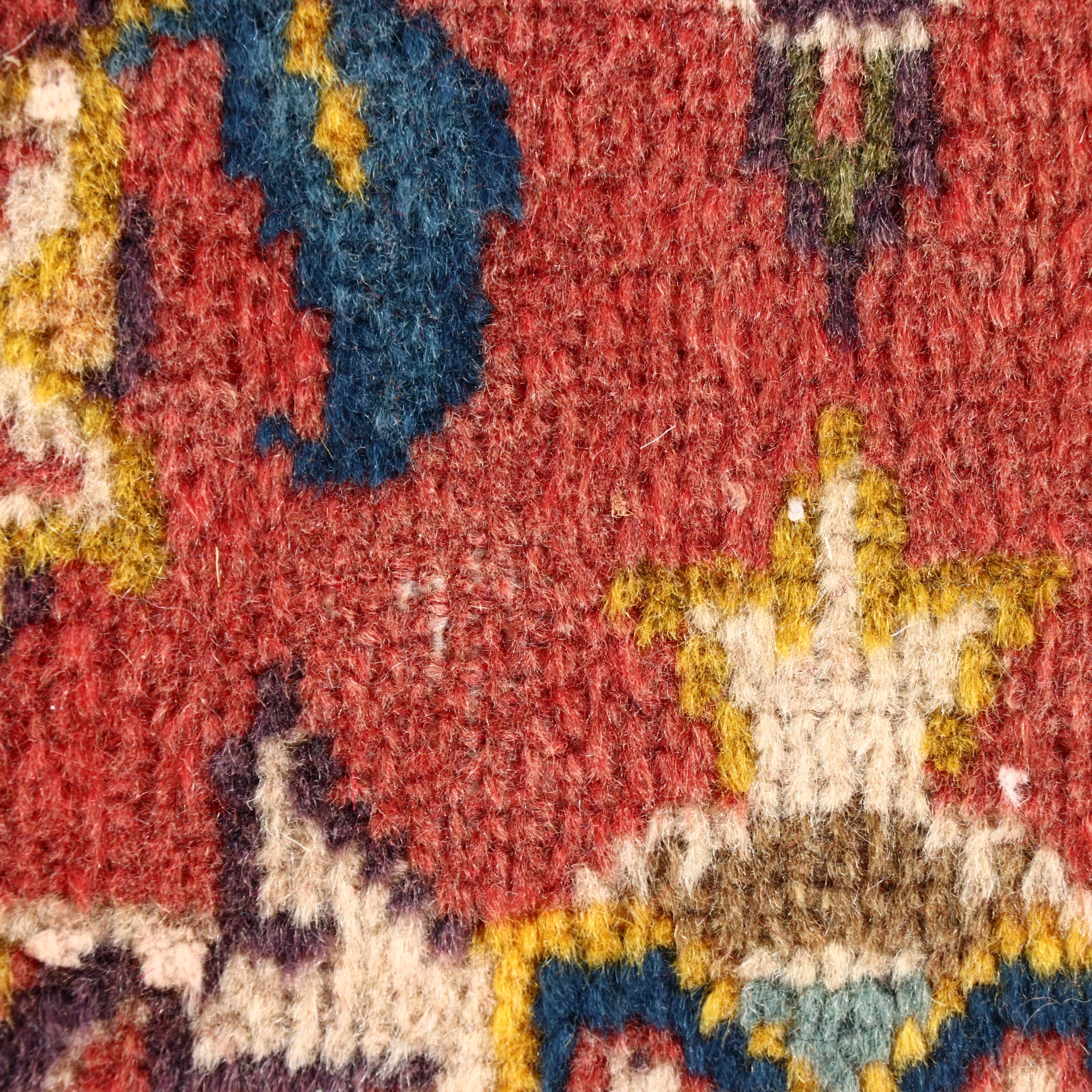 7'3 x 10'11 Hand-Knotted Persian Kashan Area Rug