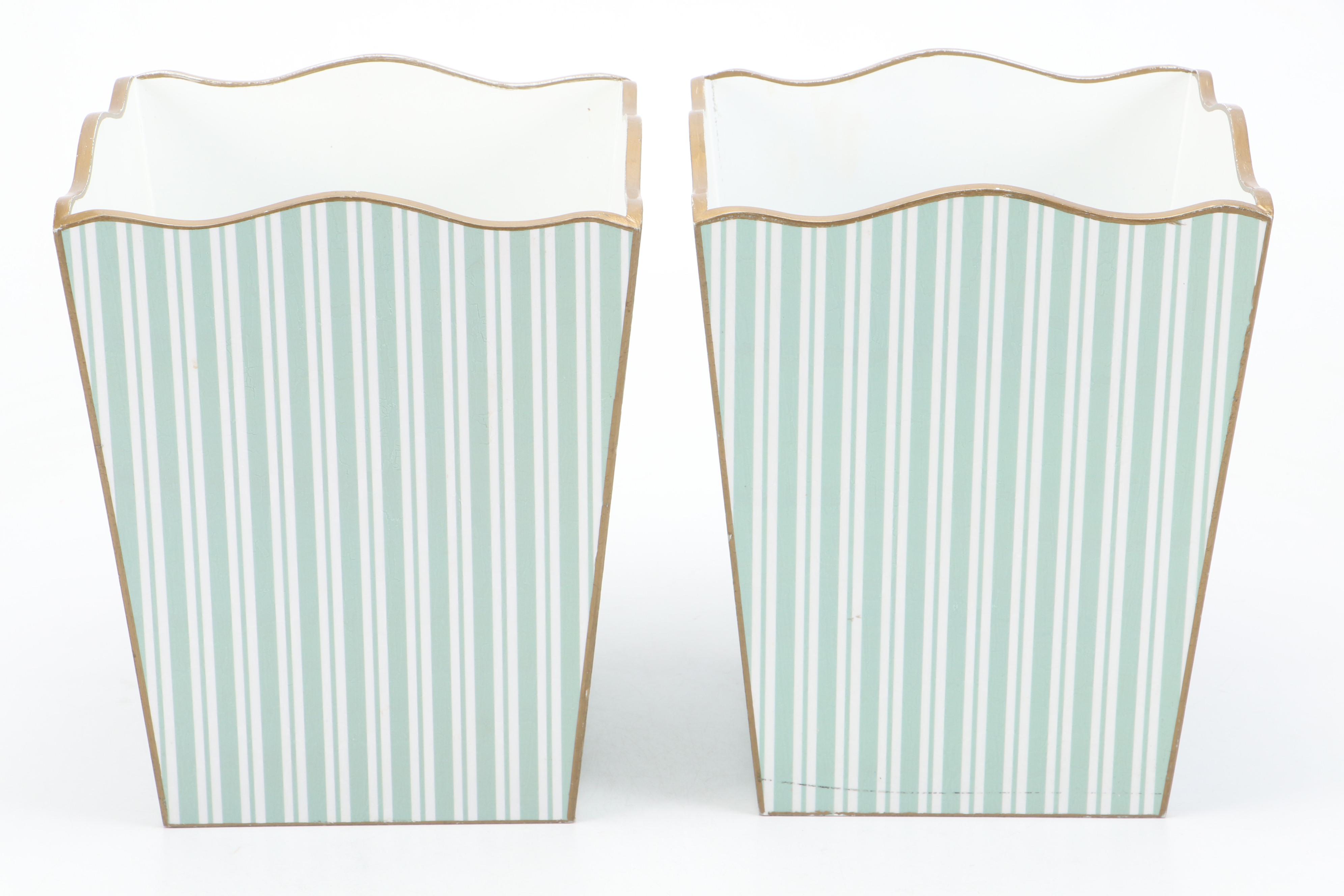 Maye-Kelley Wood Trash Cans and Tissue Box Cover with More