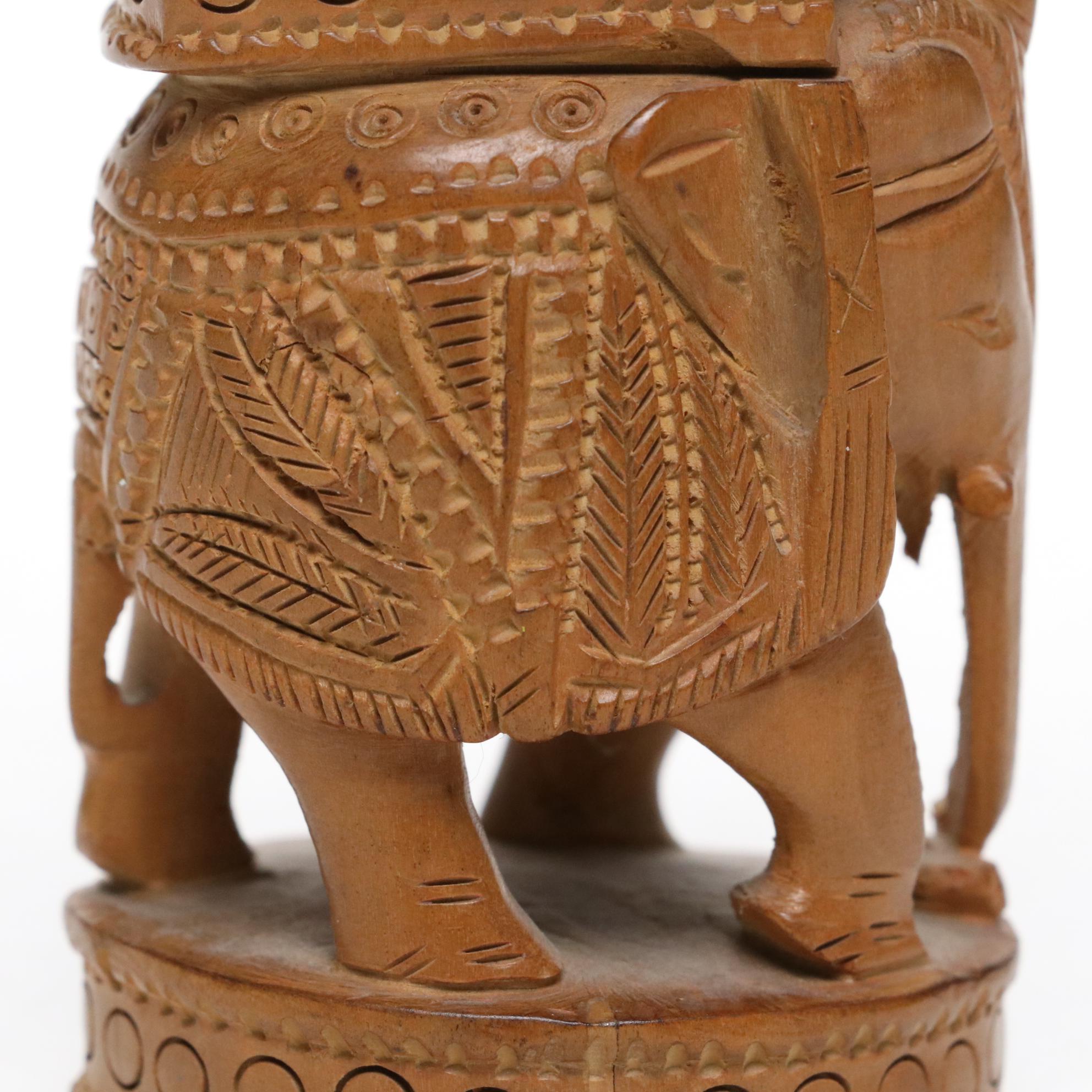 Banded Agate Cube Bookends, Apple Measuring Tool, and Wooden Figurines