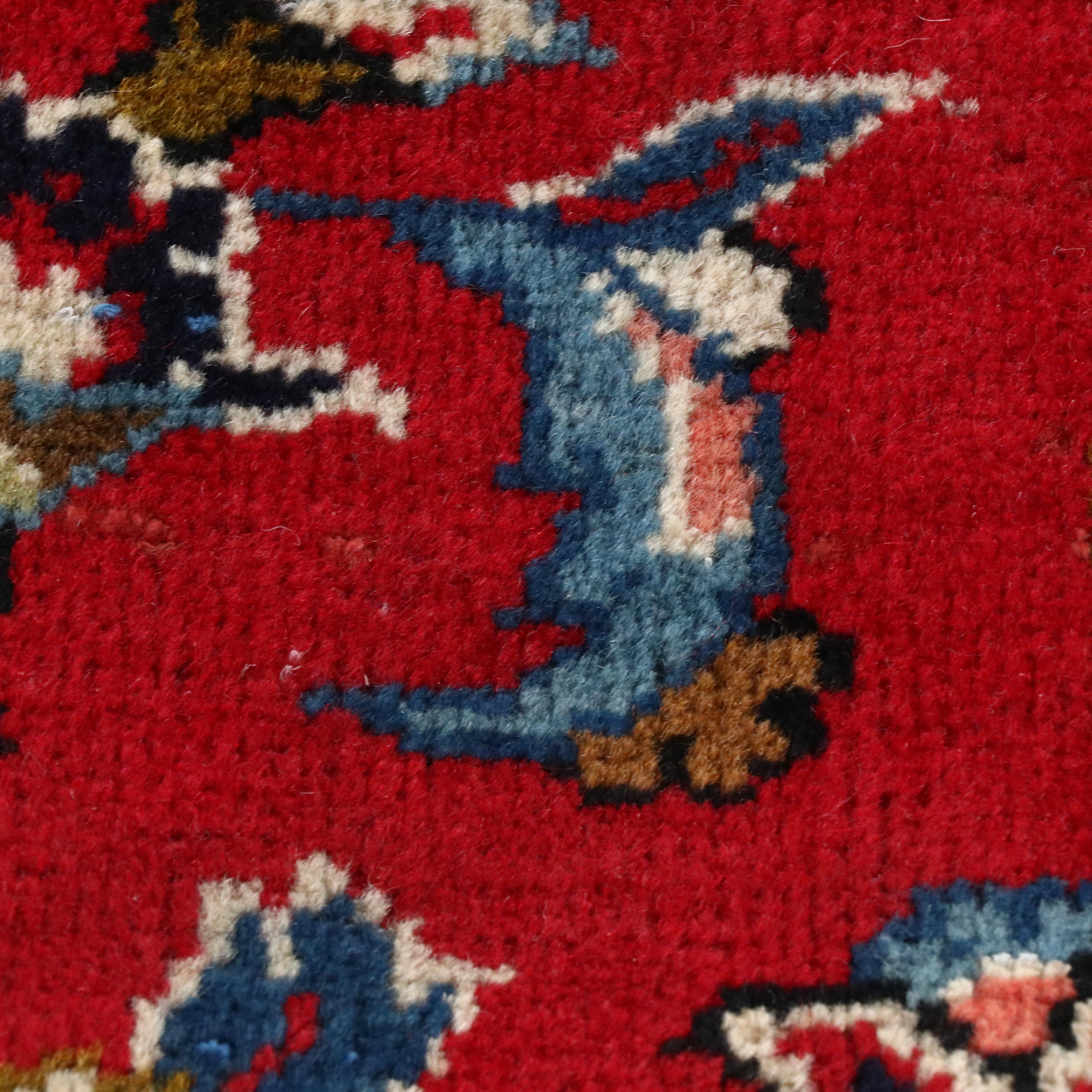 9'6 x 12'10 Hand-Knotted Persian Kashan Room Size Rug