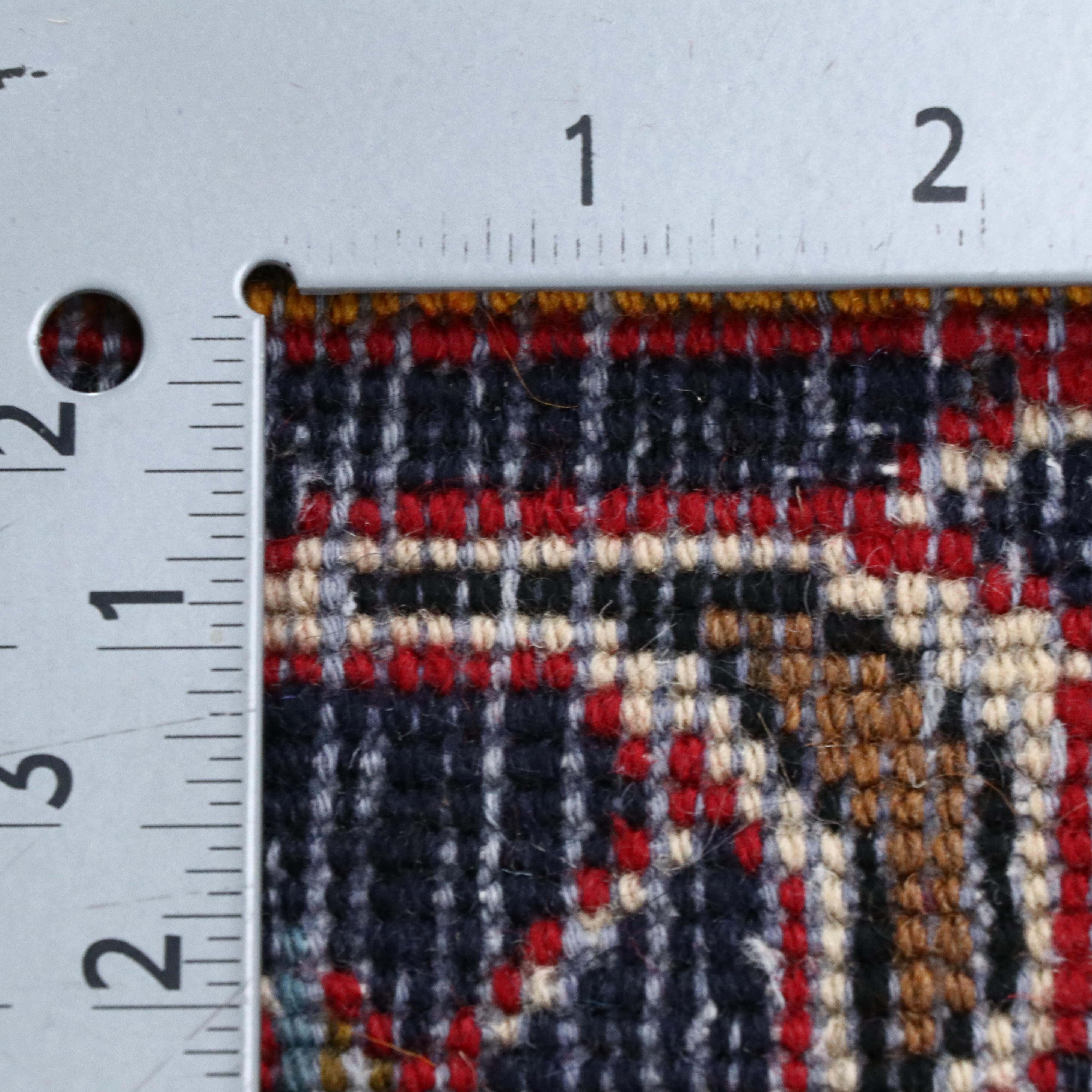 9'6 x 12'10 Hand-Knotted Persian Kashan Room Size Rug