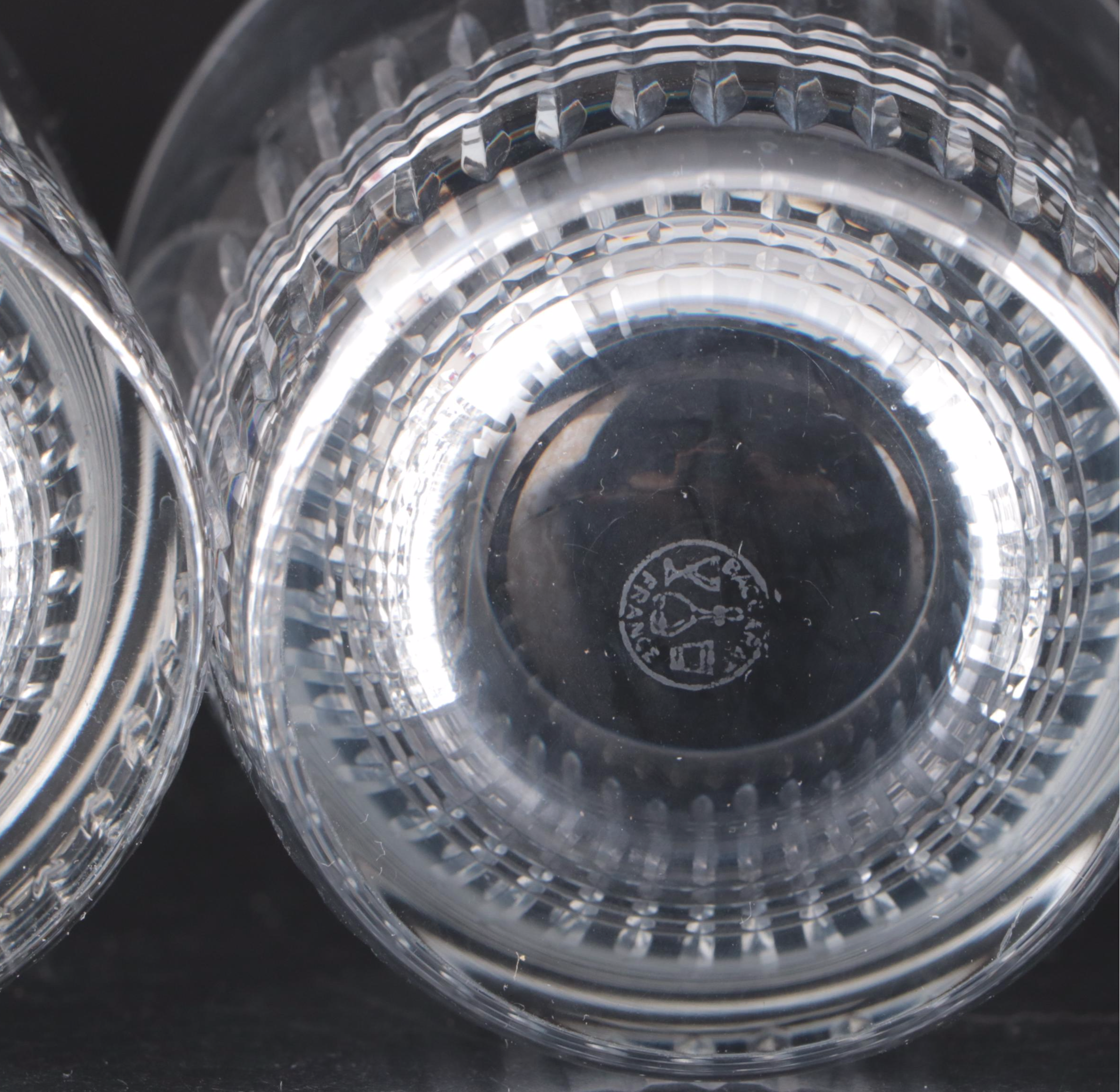 Baccarat "Harmonie" and Other Crystal Old Fashioned Glasses
