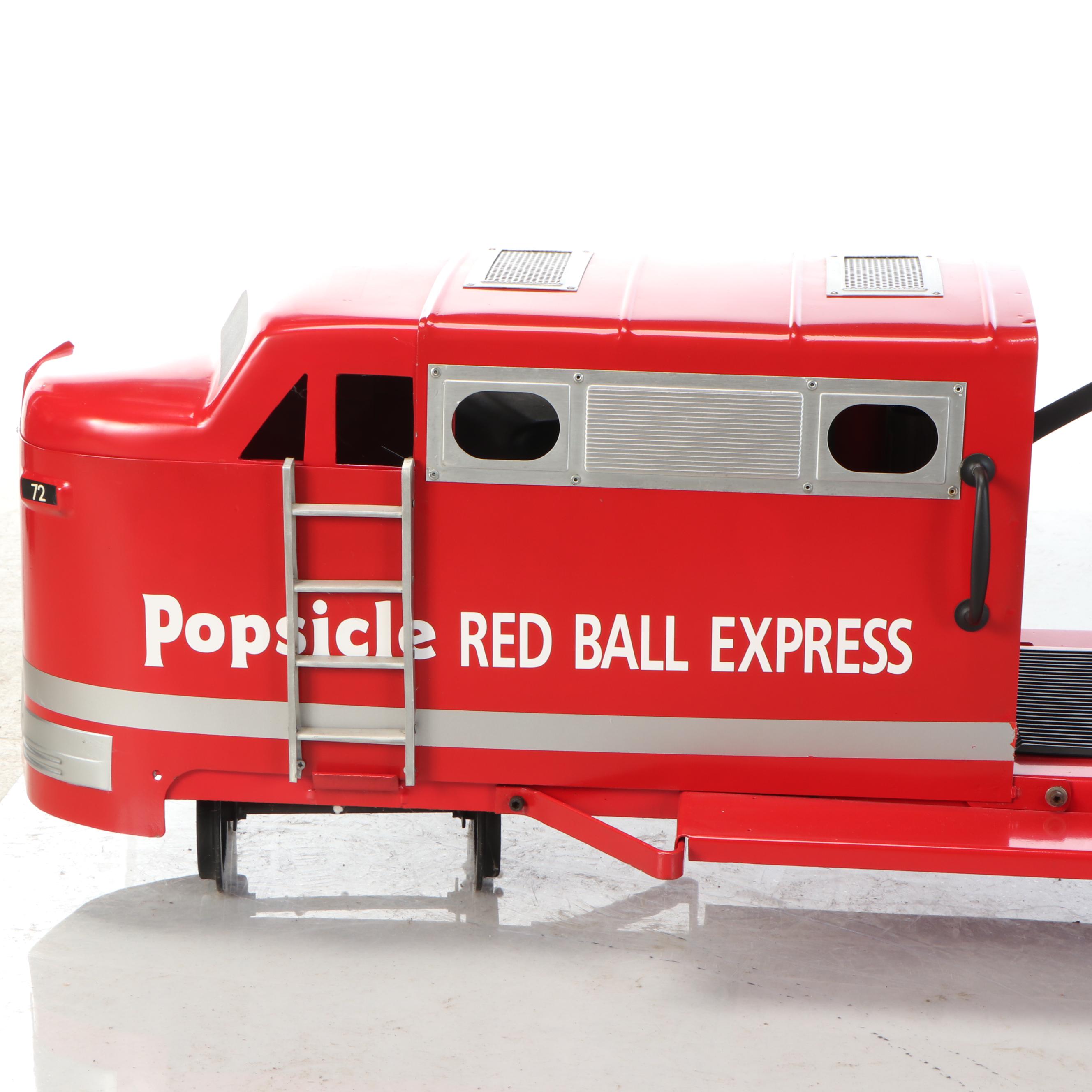 Doepke Popsicle Red Ball Express Ride-On Toy