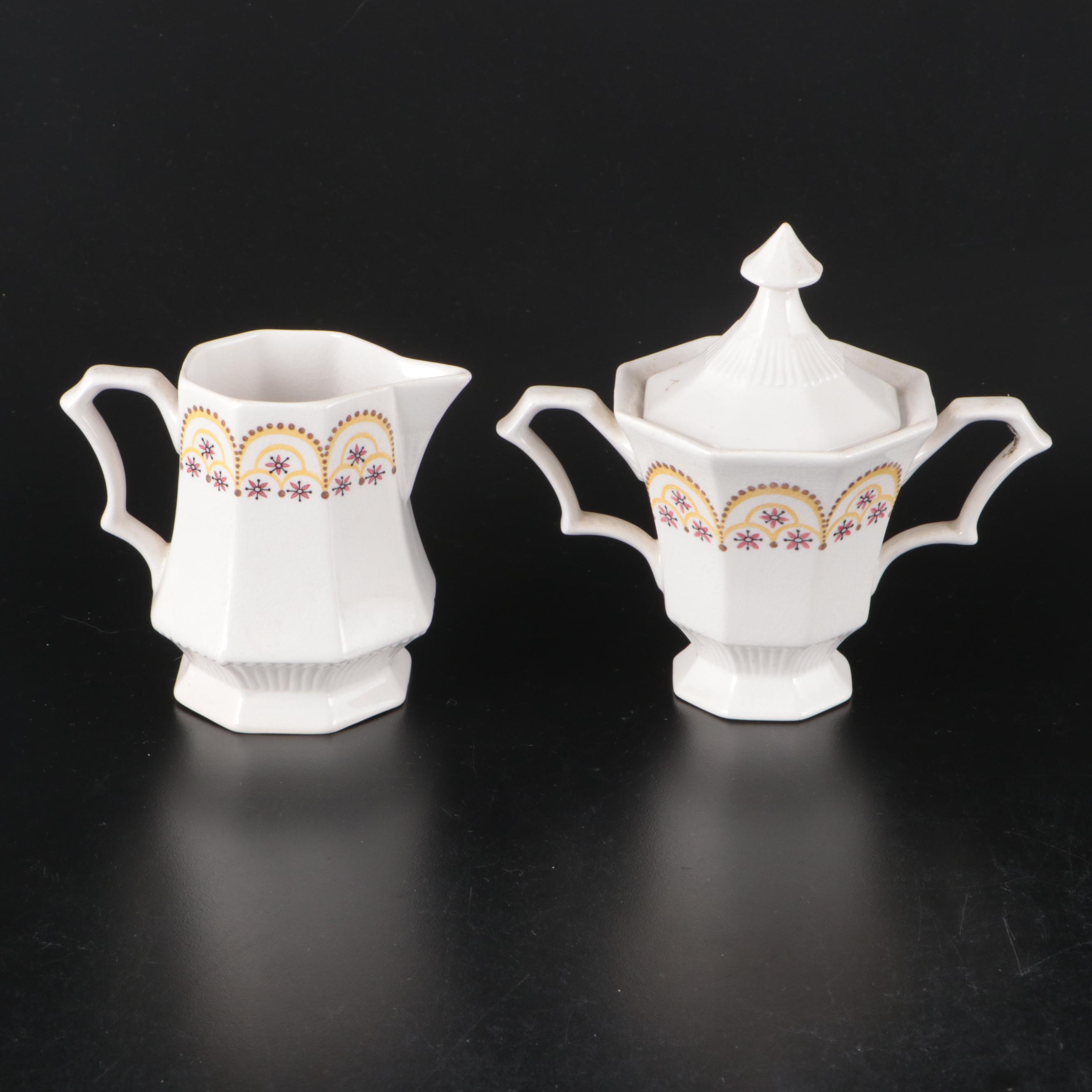 Castleton China Independence Ironstone "Hickory" Dinnerware, Mid to Late 20th C.