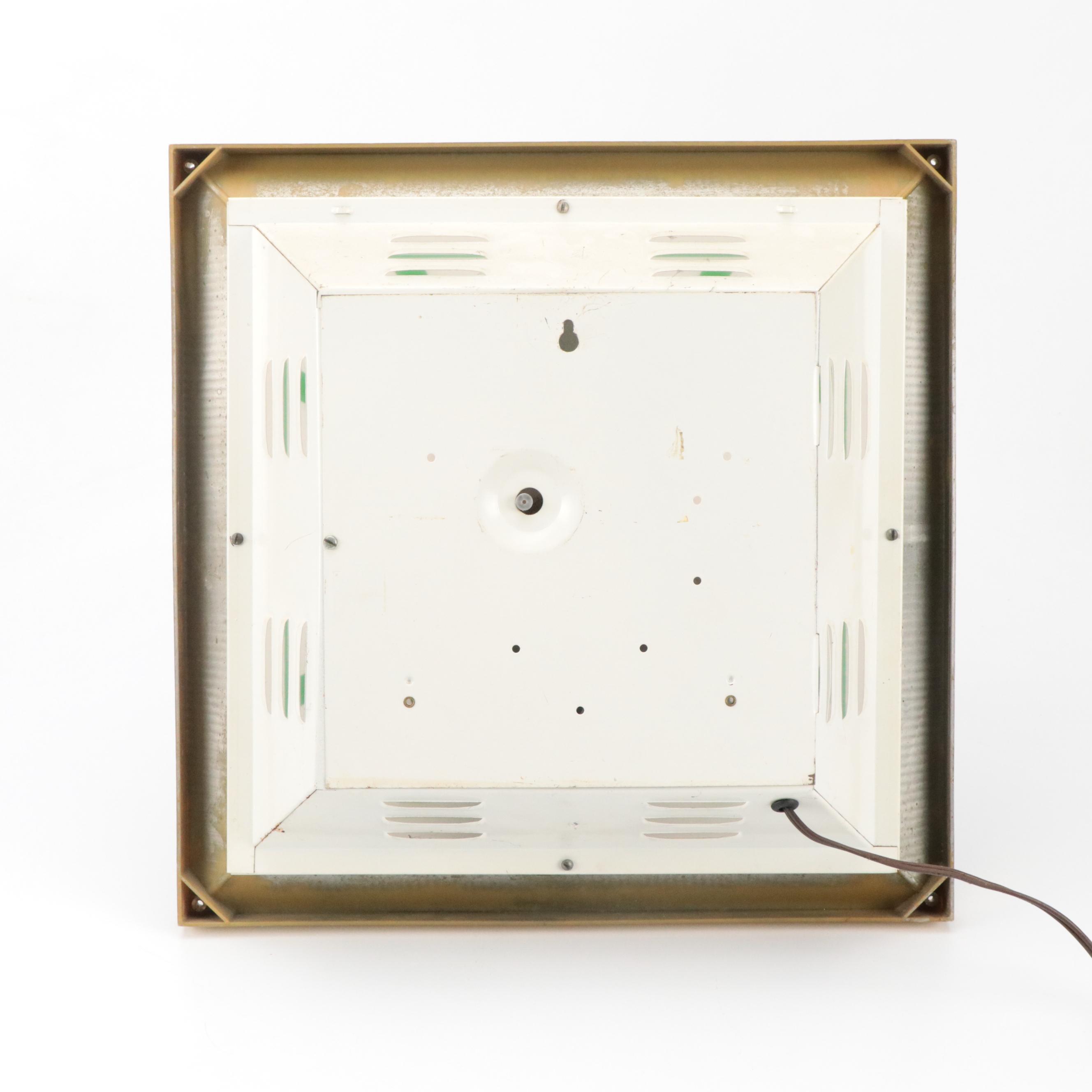 7UP "You Like It…It Likes You" Illuminated Advertising Clock, 1960s