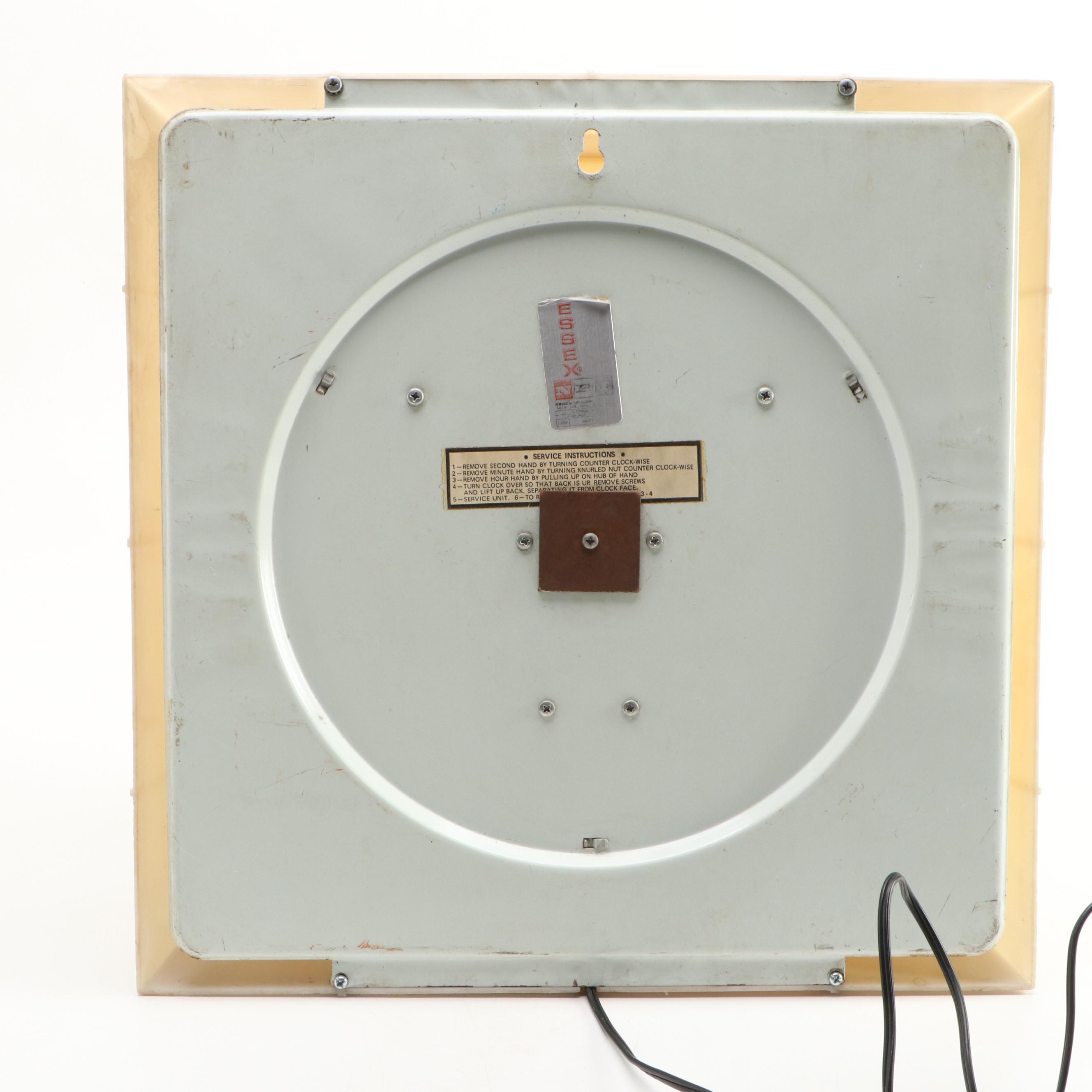 Meadow Gold Ice Cream Illuminated Advertising Wall Clock, Mid-20th Century