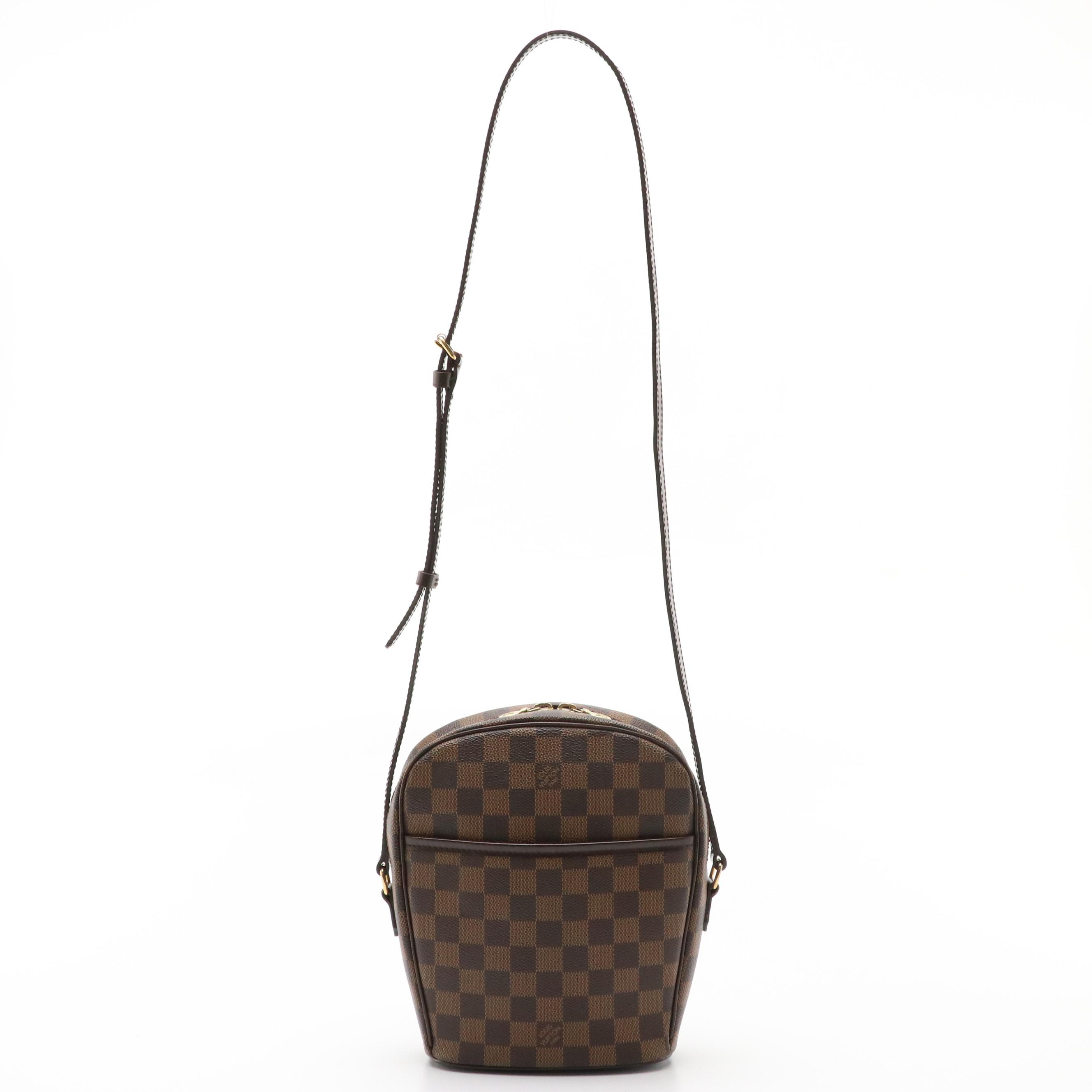 Louis Vuitton Ipanema PM Crossbody In Damier Ebene Canvas