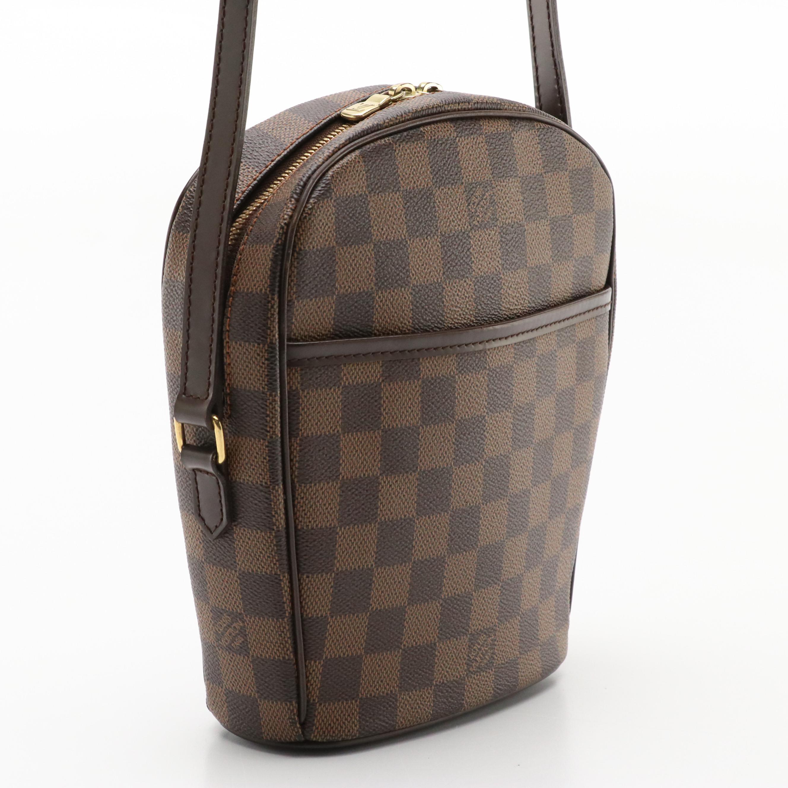 Louis Vuitton Ipanema PM Crossbody In Damier Ebene Canvas