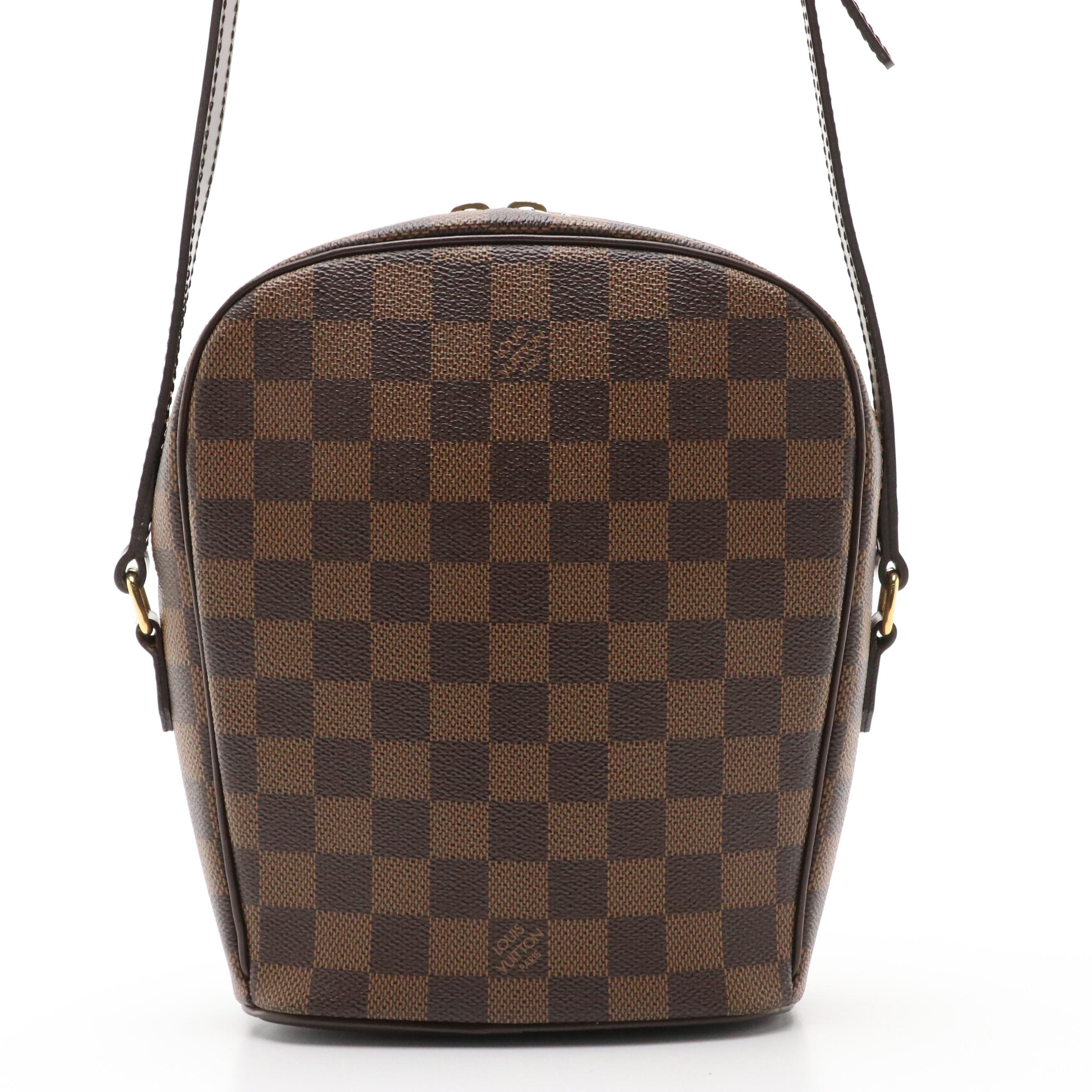 Louis Vuitton Ipanema PM Crossbody In Damier Ebene Canvas