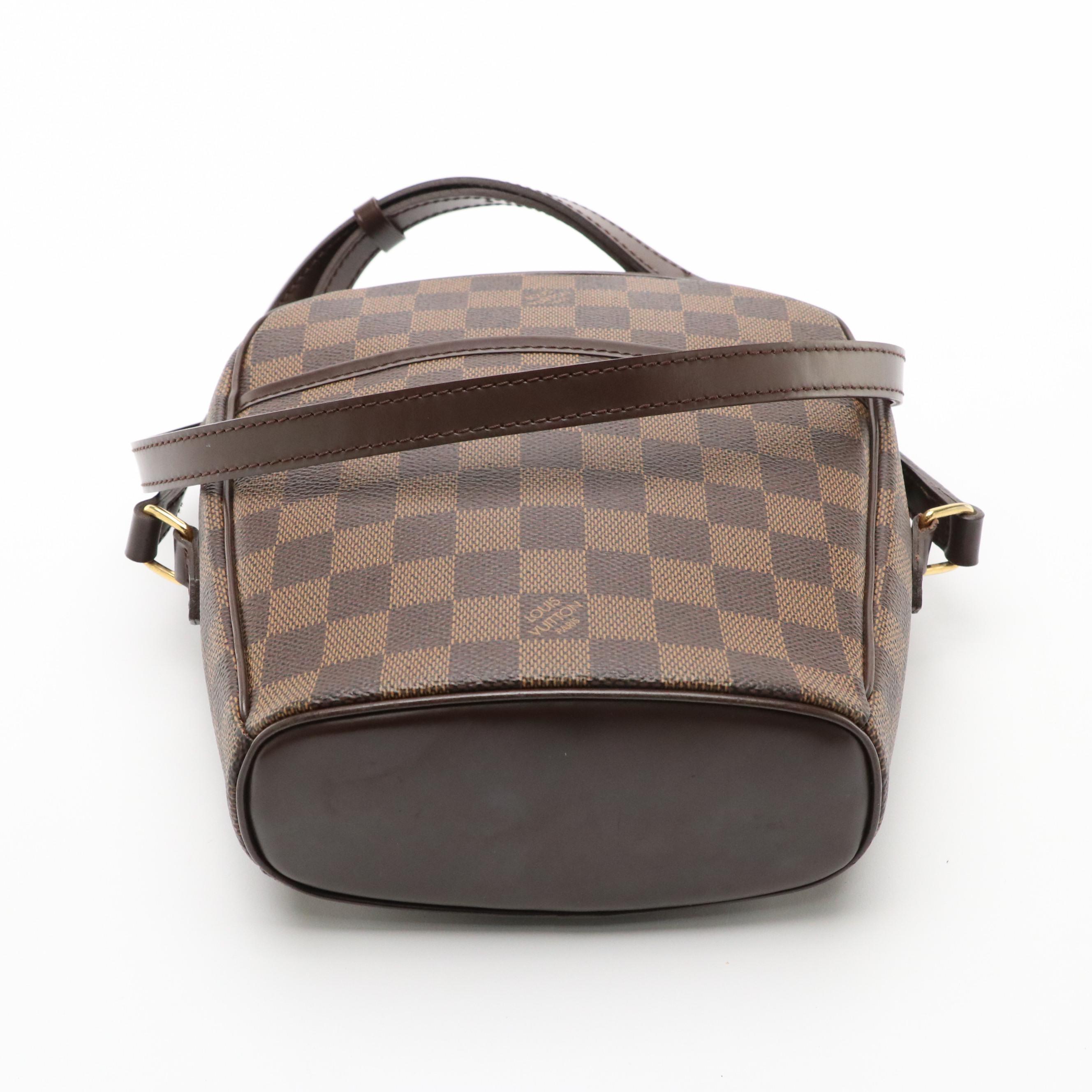 Louis Vuitton Ipanema PM Crossbody In Damier Ebene Canvas