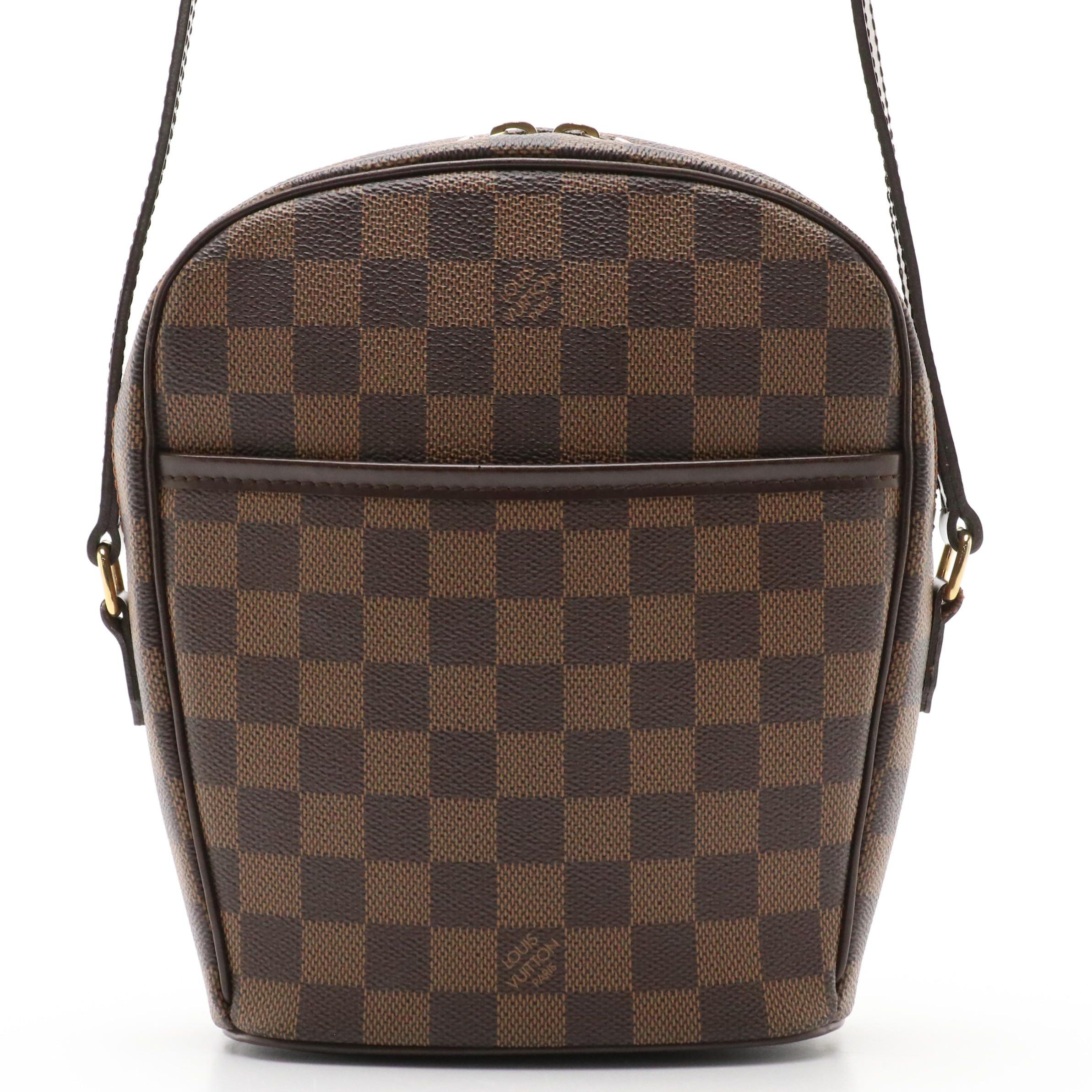 Louis Vuitton Ipanema PM Crossbody In Damier Ebene Canvas