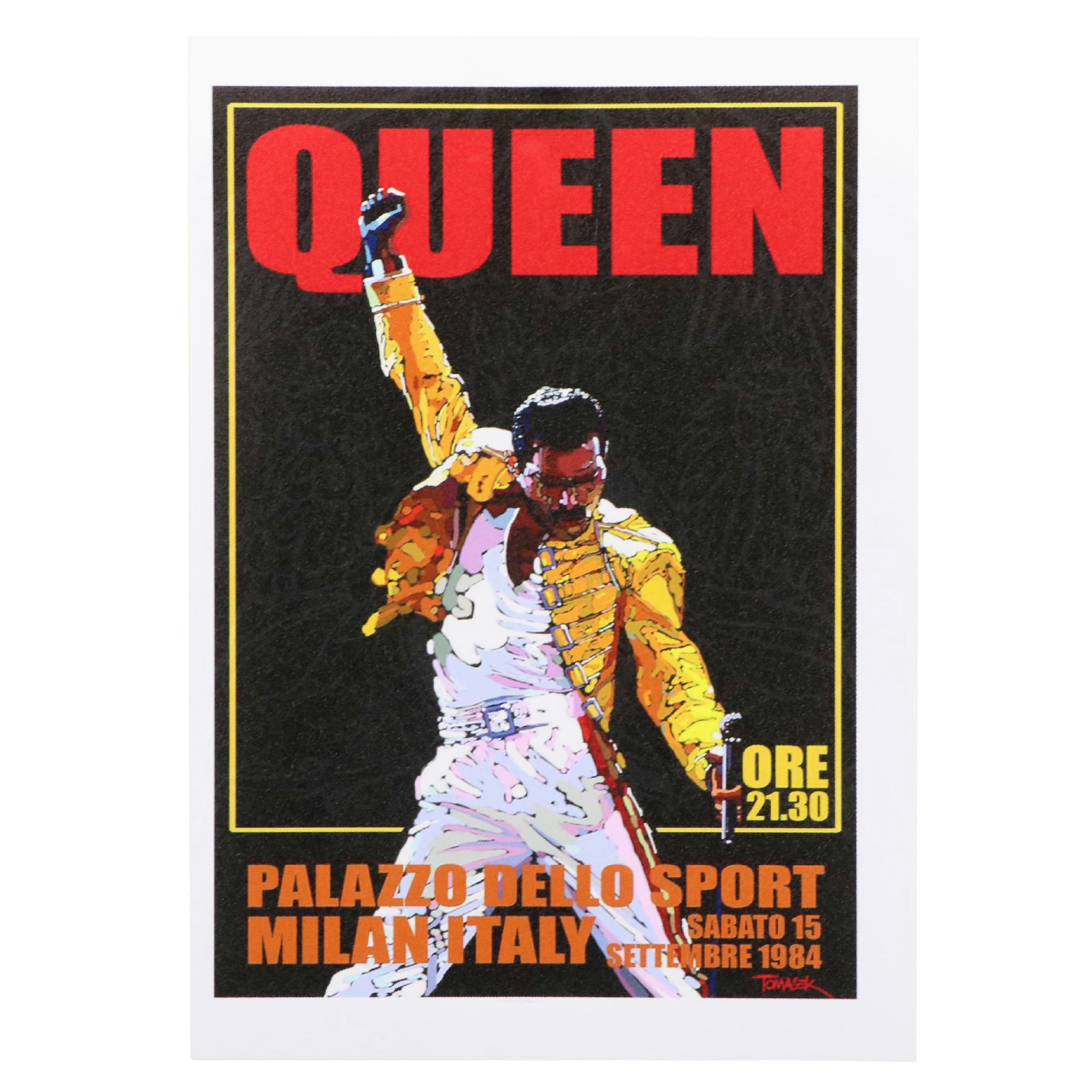Queen Concert Poster at Palazzo Dello Sport