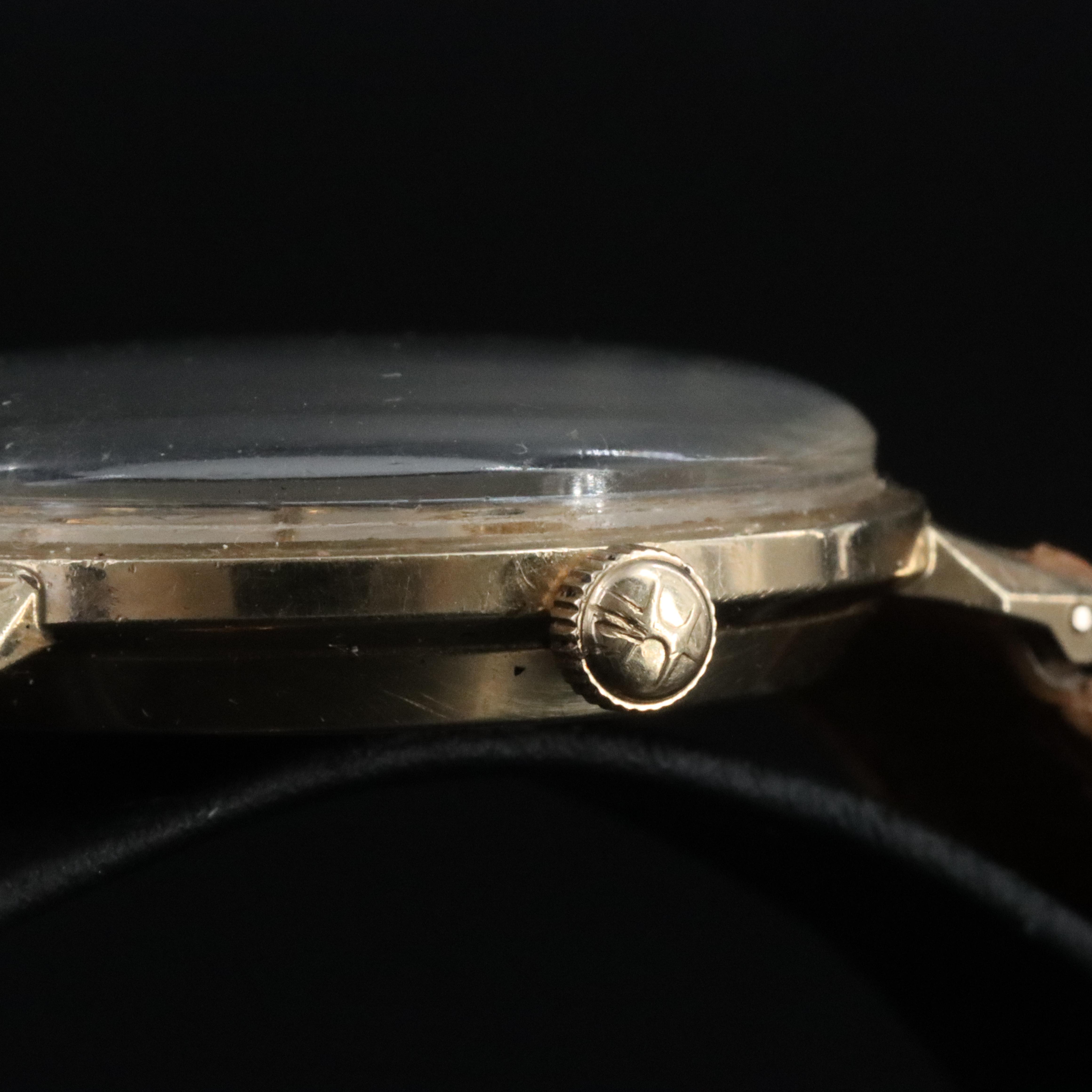 Vintage Hamilton Thin-o-matic 14K Gold Delco-Remy Service Award Watch