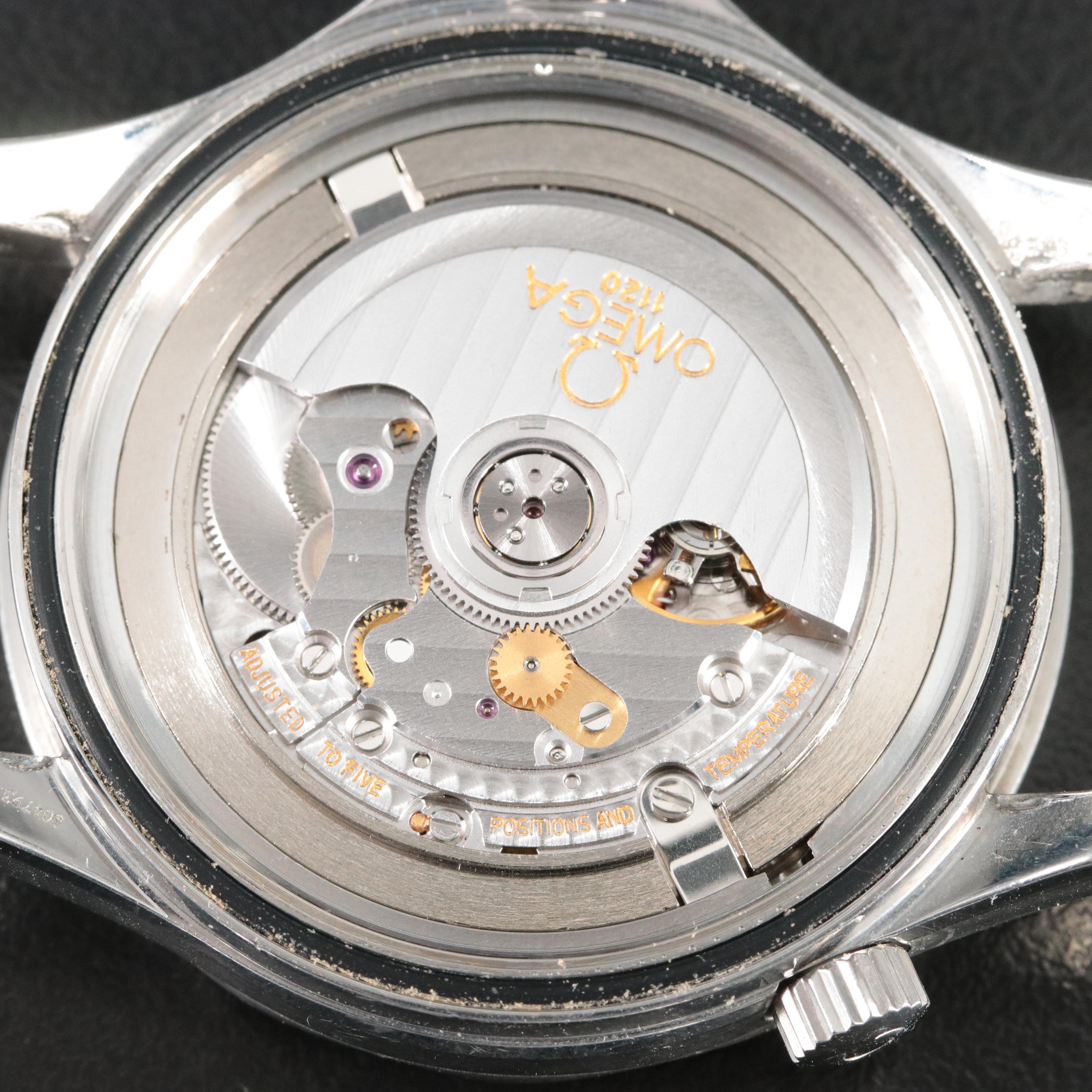 1999 Omega Seamaster Diver 300M Slate Wave Dial Watch