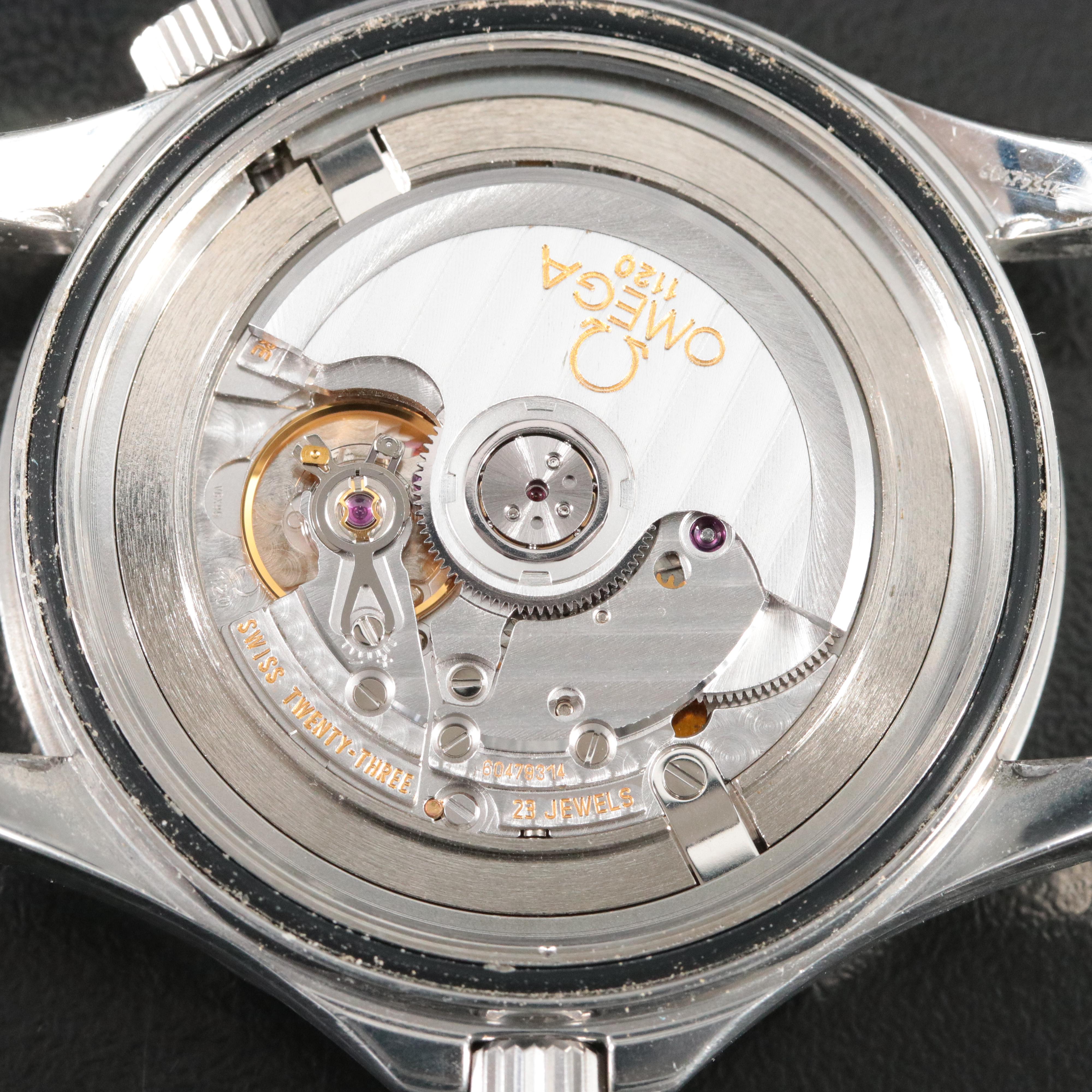 1999 Omega Seamaster Diver 300M Slate Wave Dial Watch