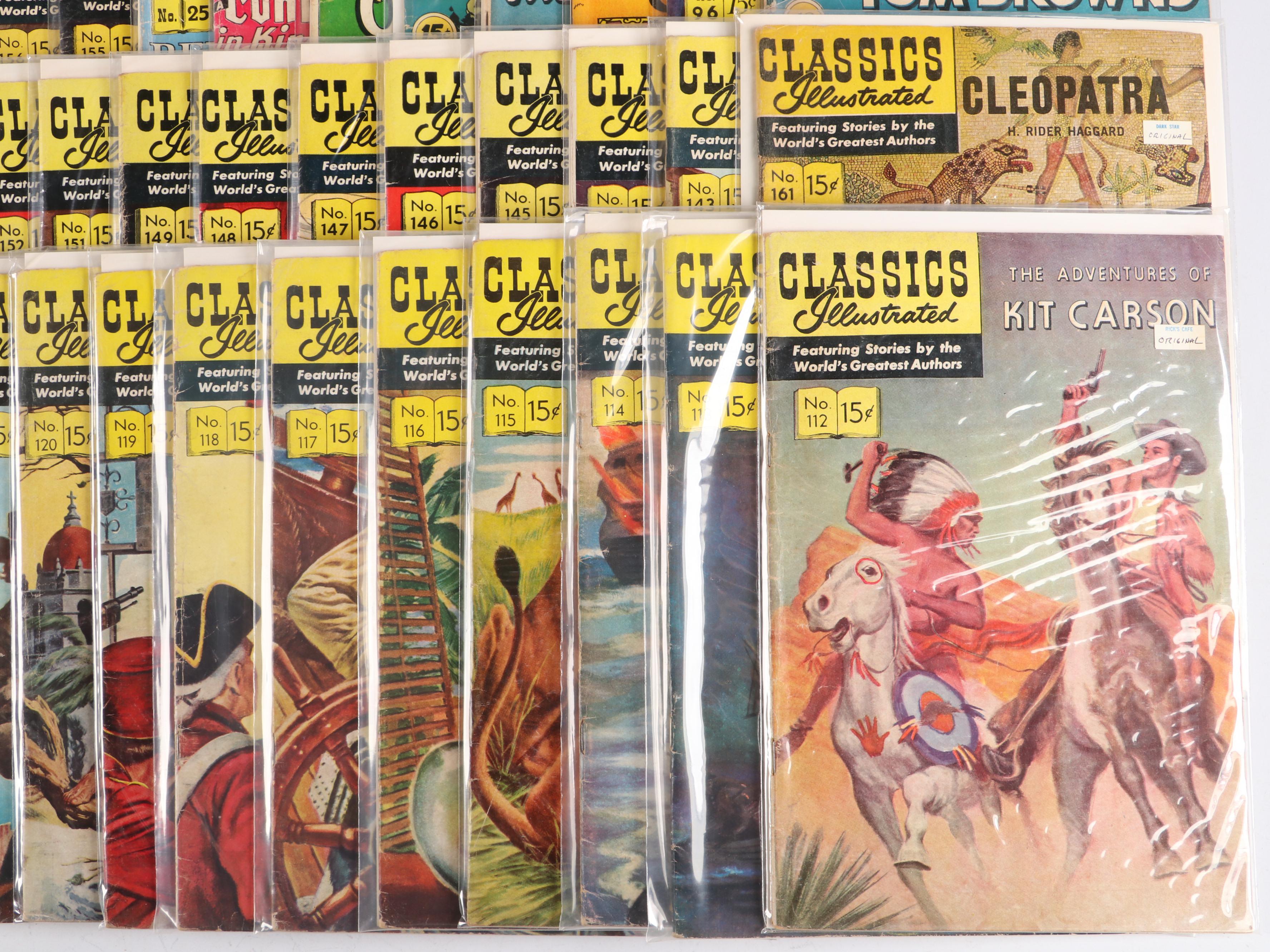 Golden–Silver Age "Classics Illustrated" Comic Books, 1941–1969