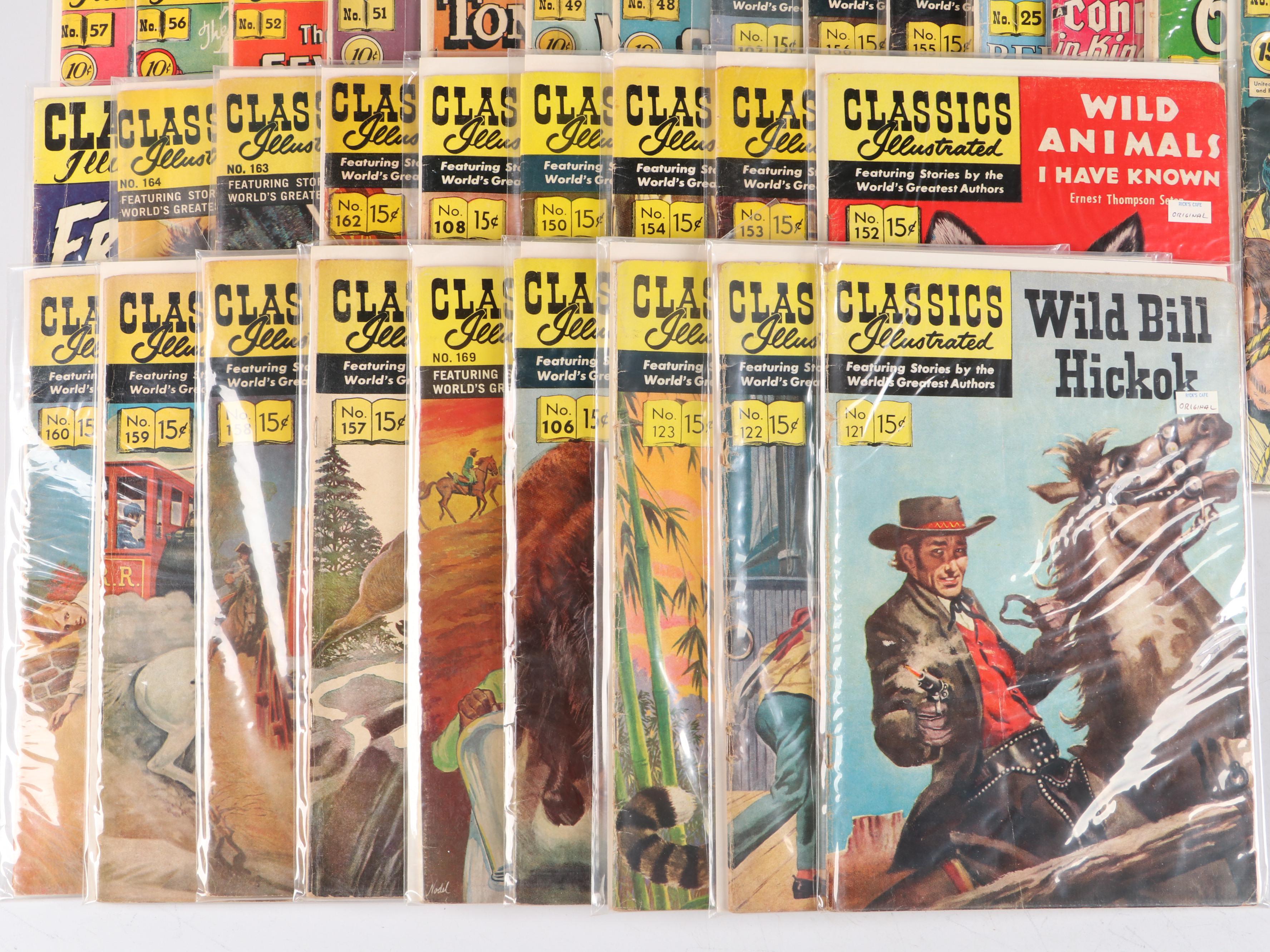 Golden–Silver Age "Classics Illustrated" Comic Books, 1941–1969