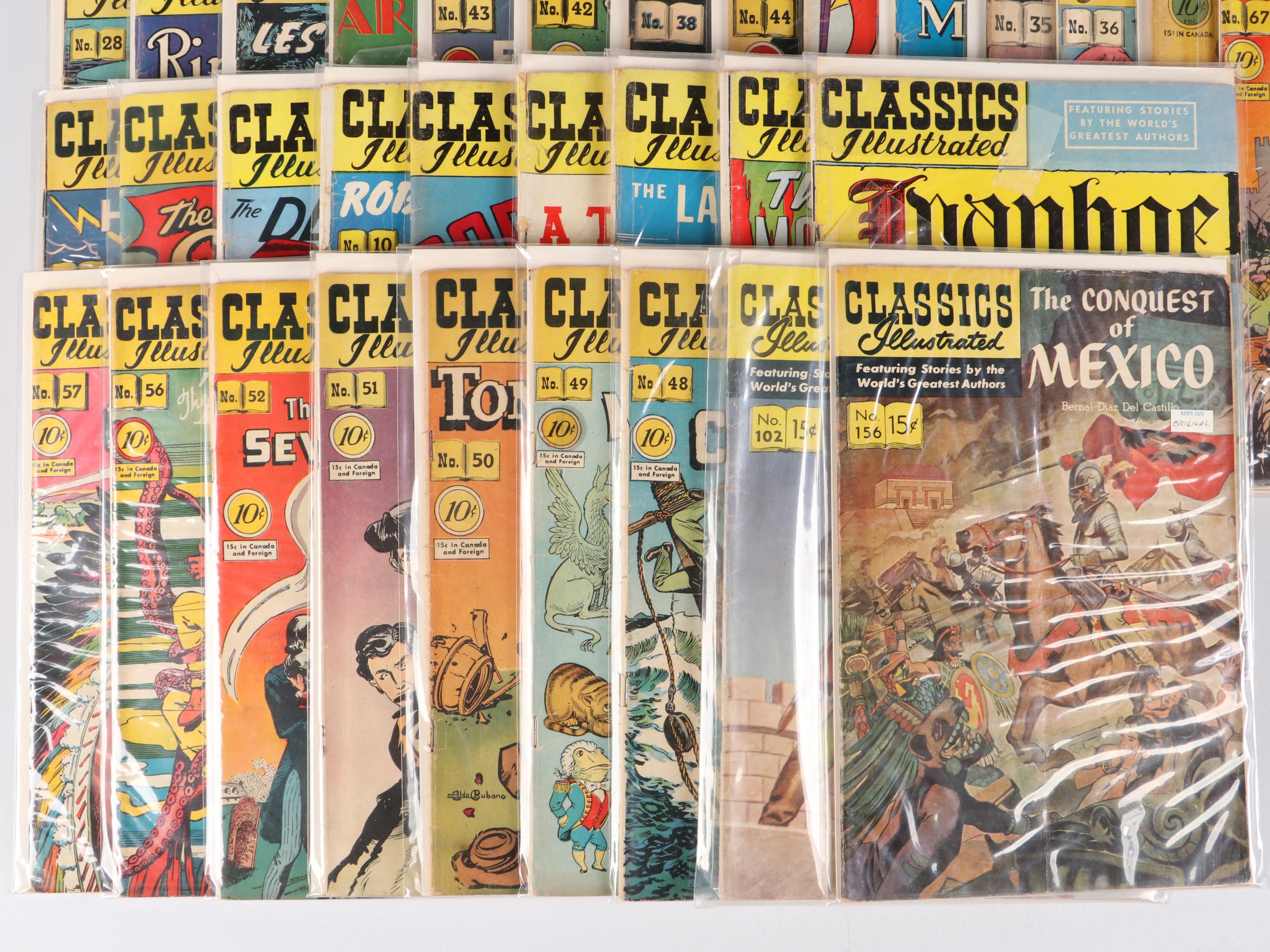 Golden–Silver Age "Classics Illustrated" Comic Books, 1941–1969