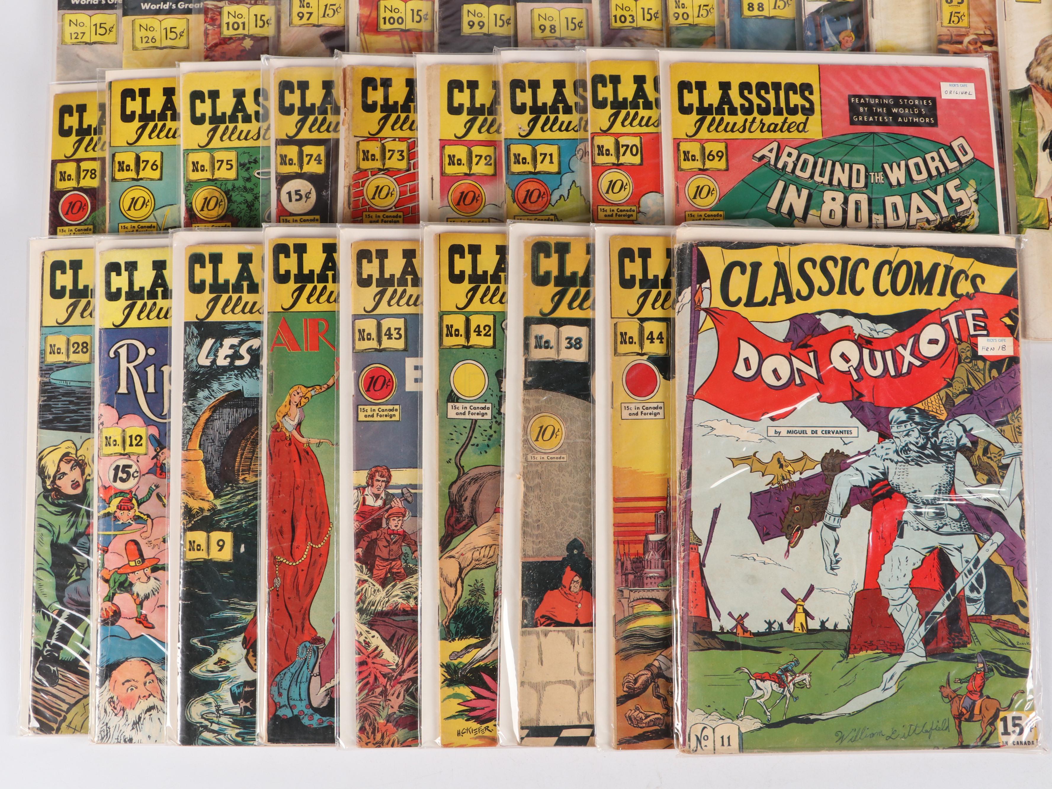 Golden–Silver Age "Classics Illustrated" Comic Books, 1941–1969