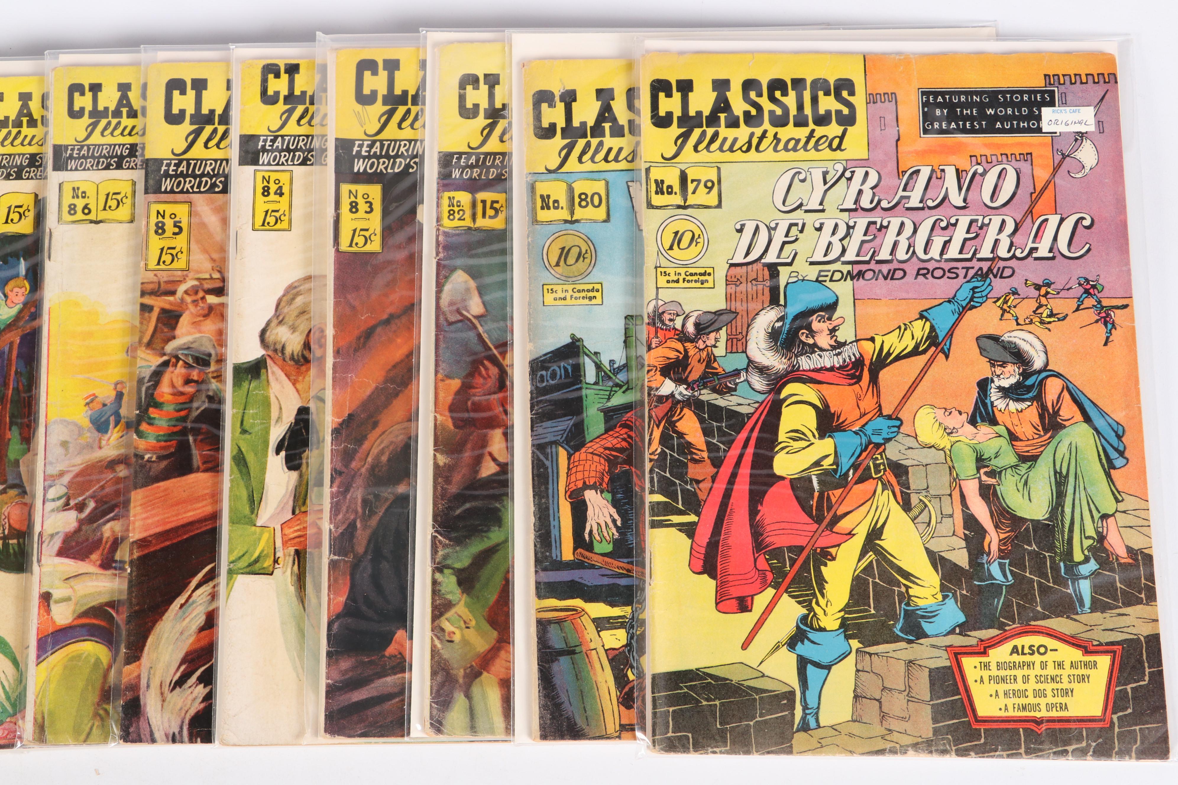 Golden–Silver Age "Classics Illustrated" Comic Books, 1941–1969