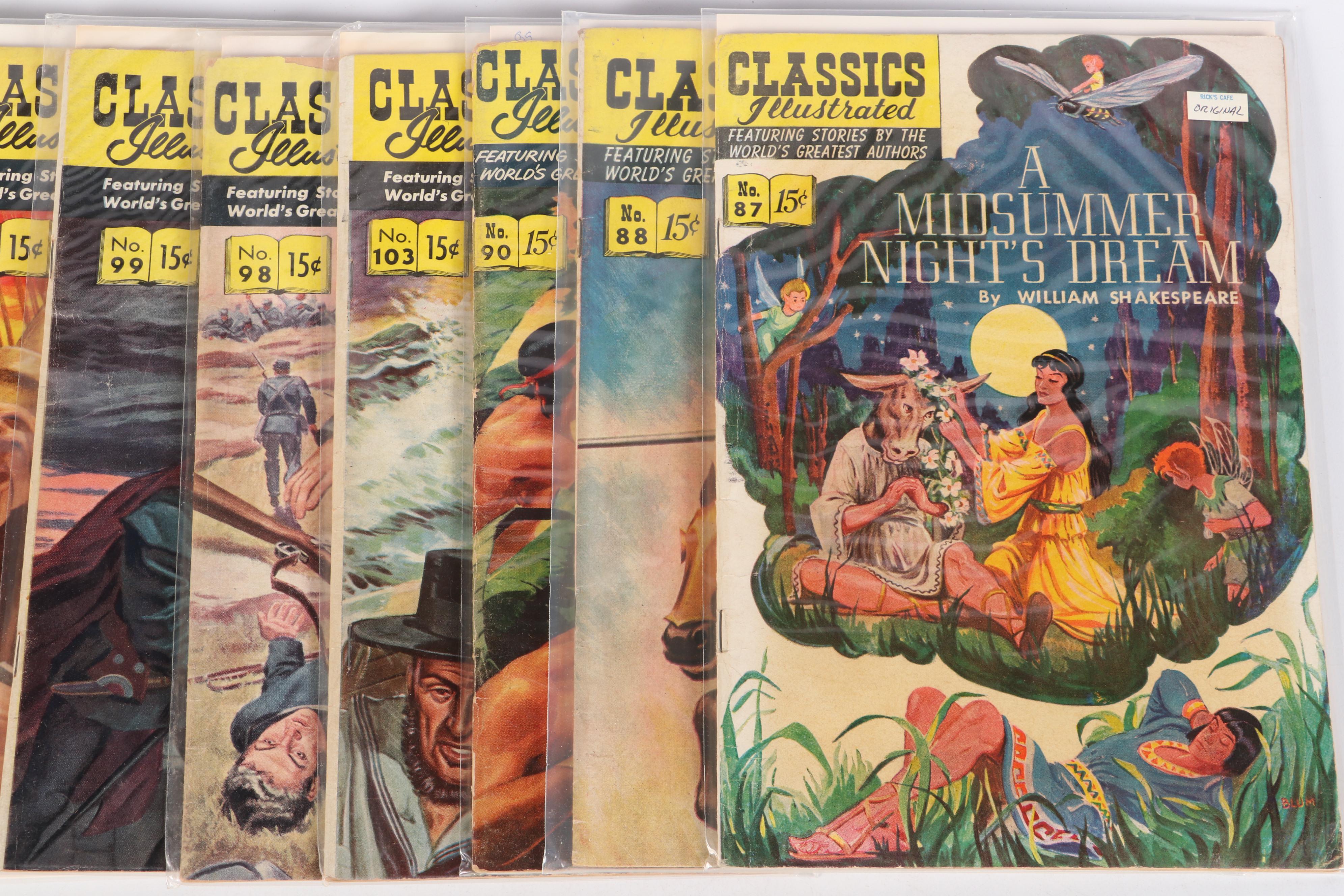 Golden–Silver Age "Classics Illustrated" Comic Books, 1941–1969