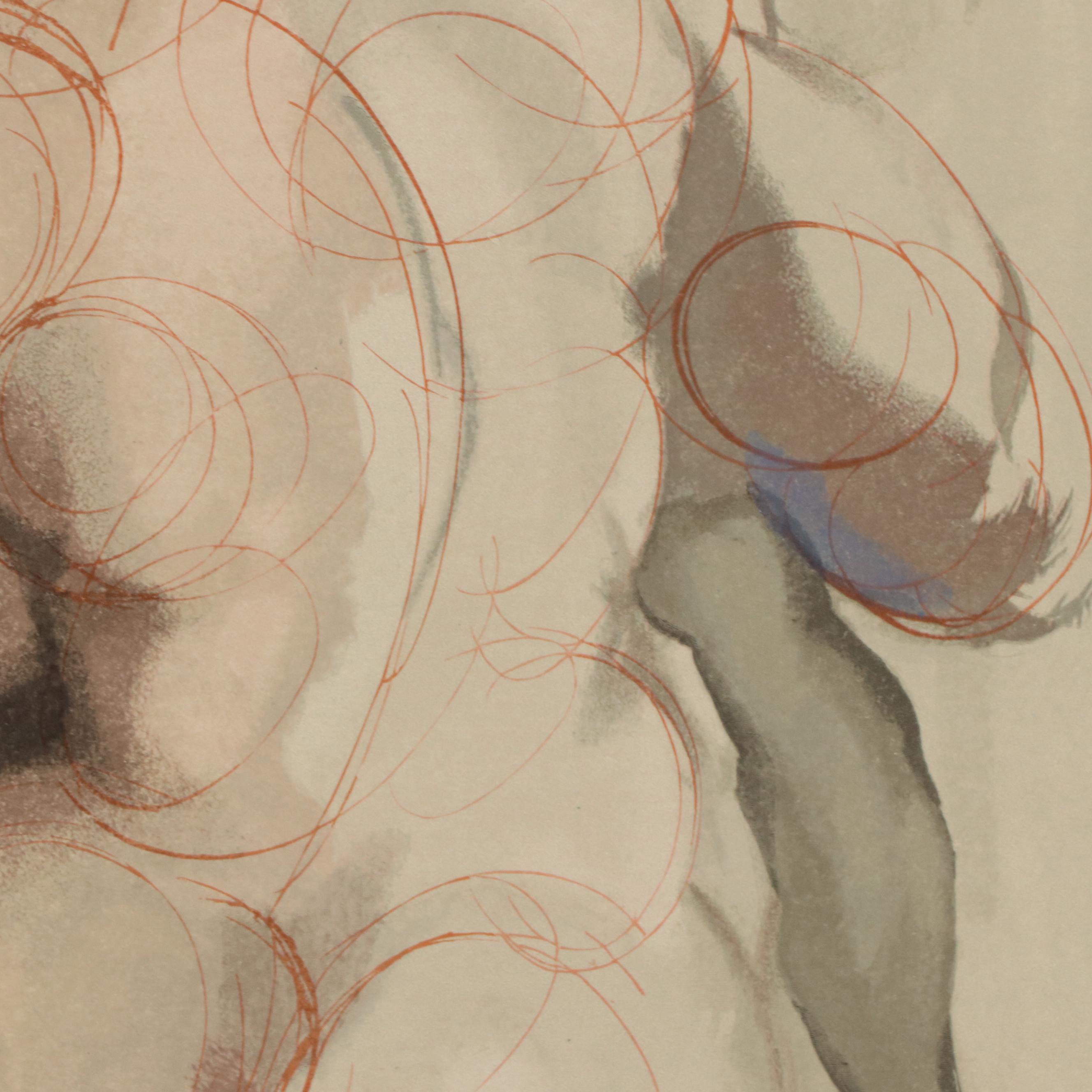 Salvador Dalí Wood Engraving "Les morts par violence," 1960–1964