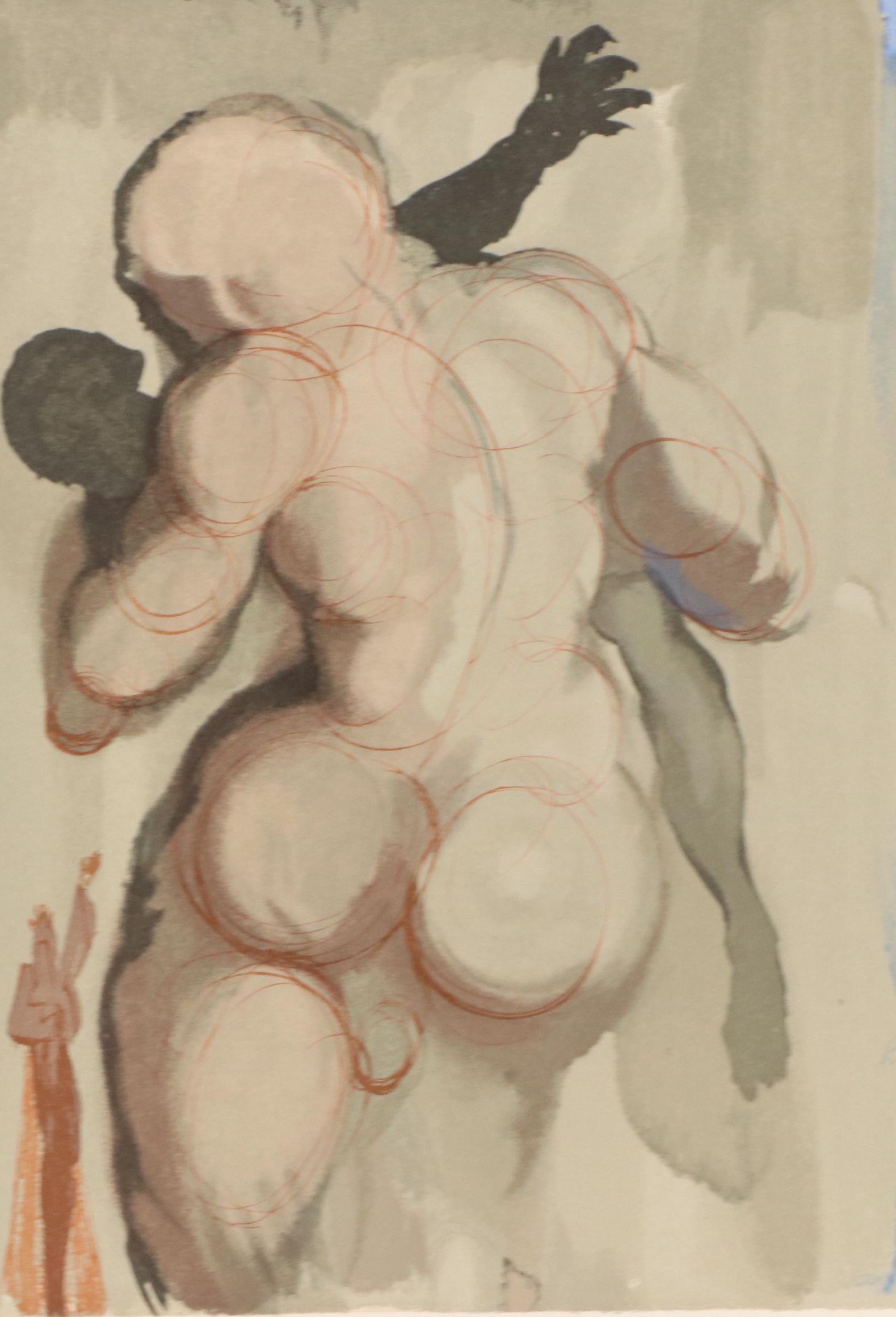 Salvador Dalí Wood Engraving "Les morts par violence," 1960–1964