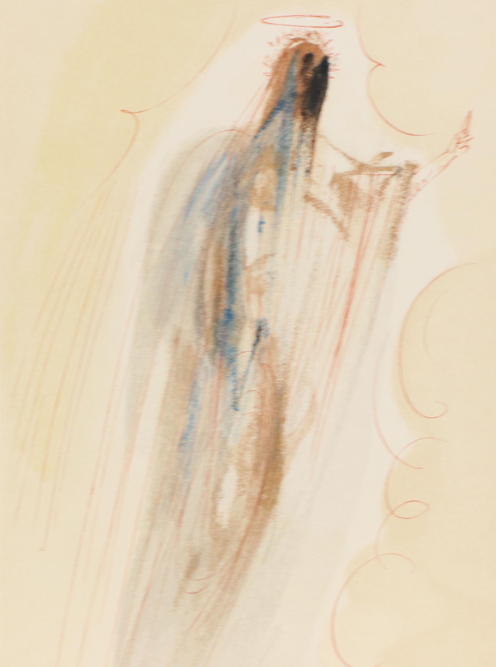 Salvador Dalí Wood Engraving "La création des anges," 1960–1964