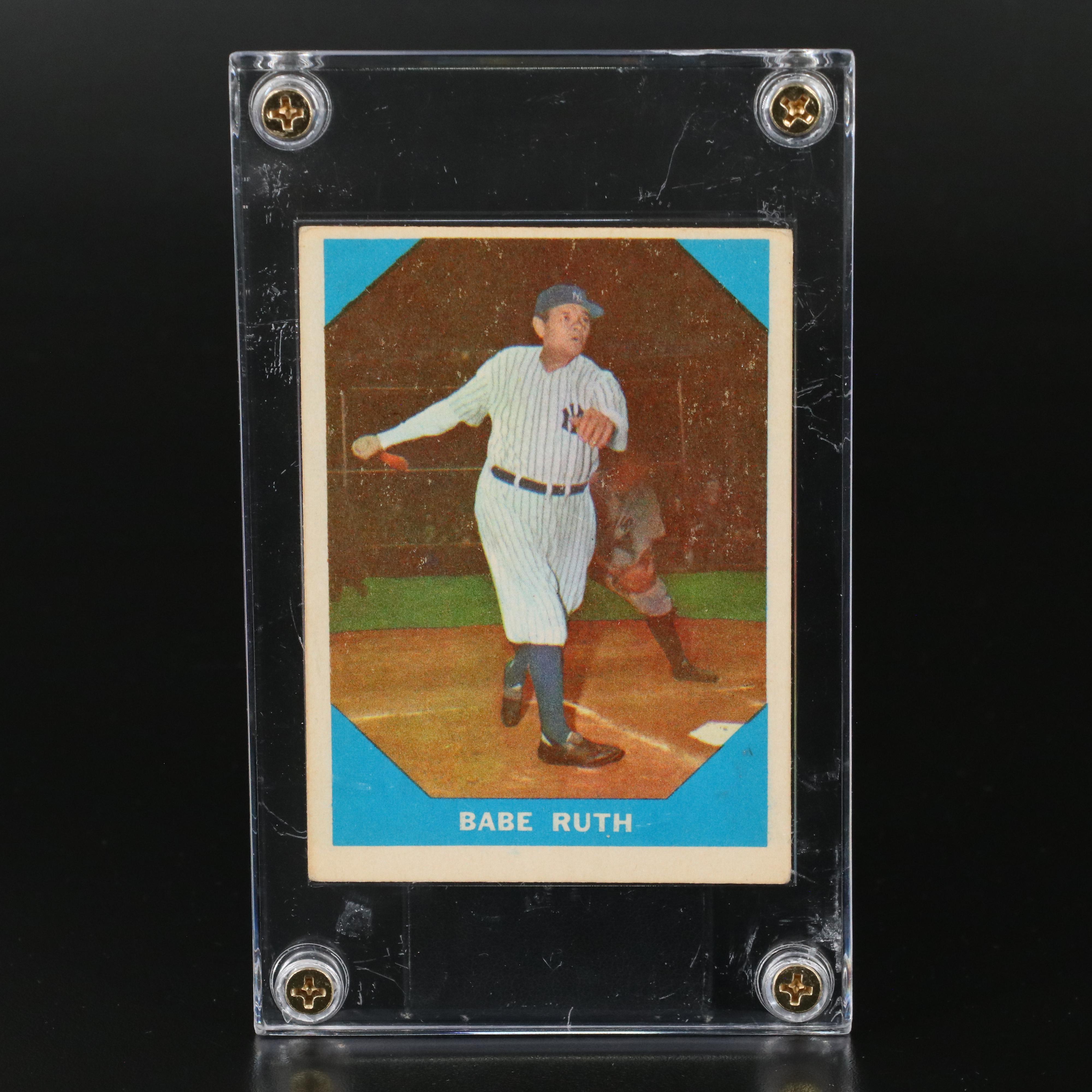 1960 Fleer Babe Ruth New York Yankees Baseball Card