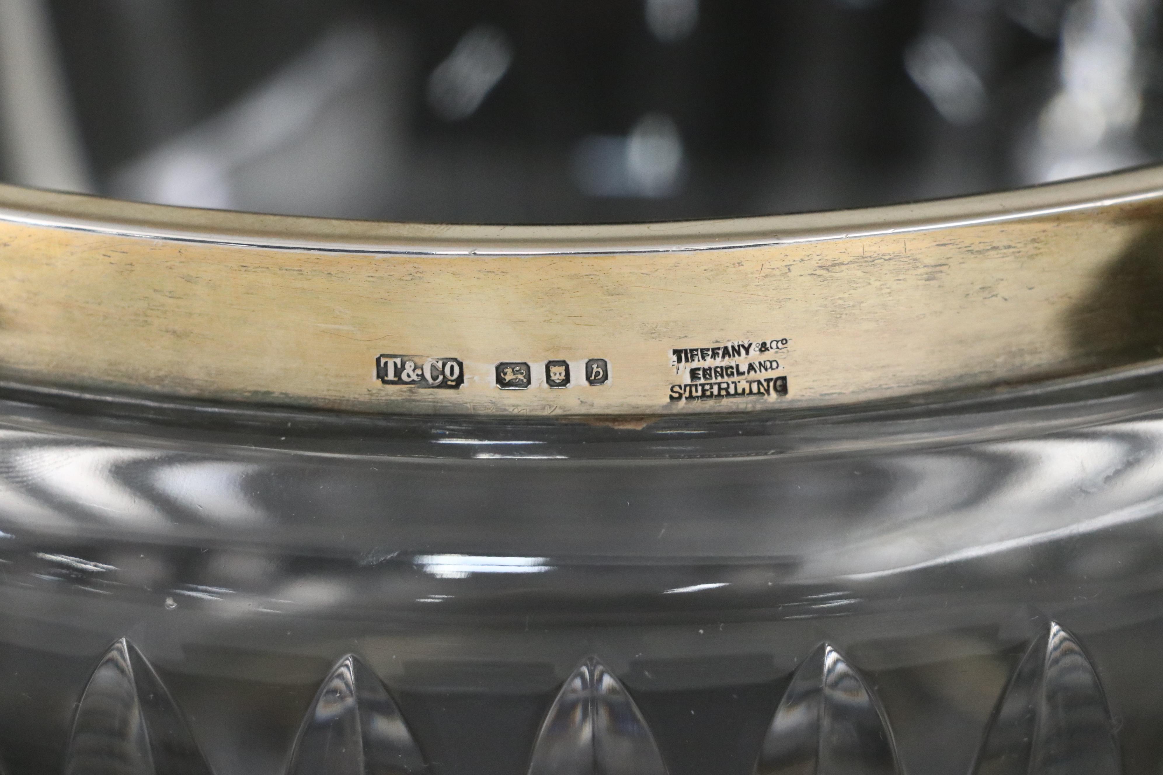 Tiffany & Co. Sterling Rimmed Bowl with Georgian Style Compote and Other Bowls