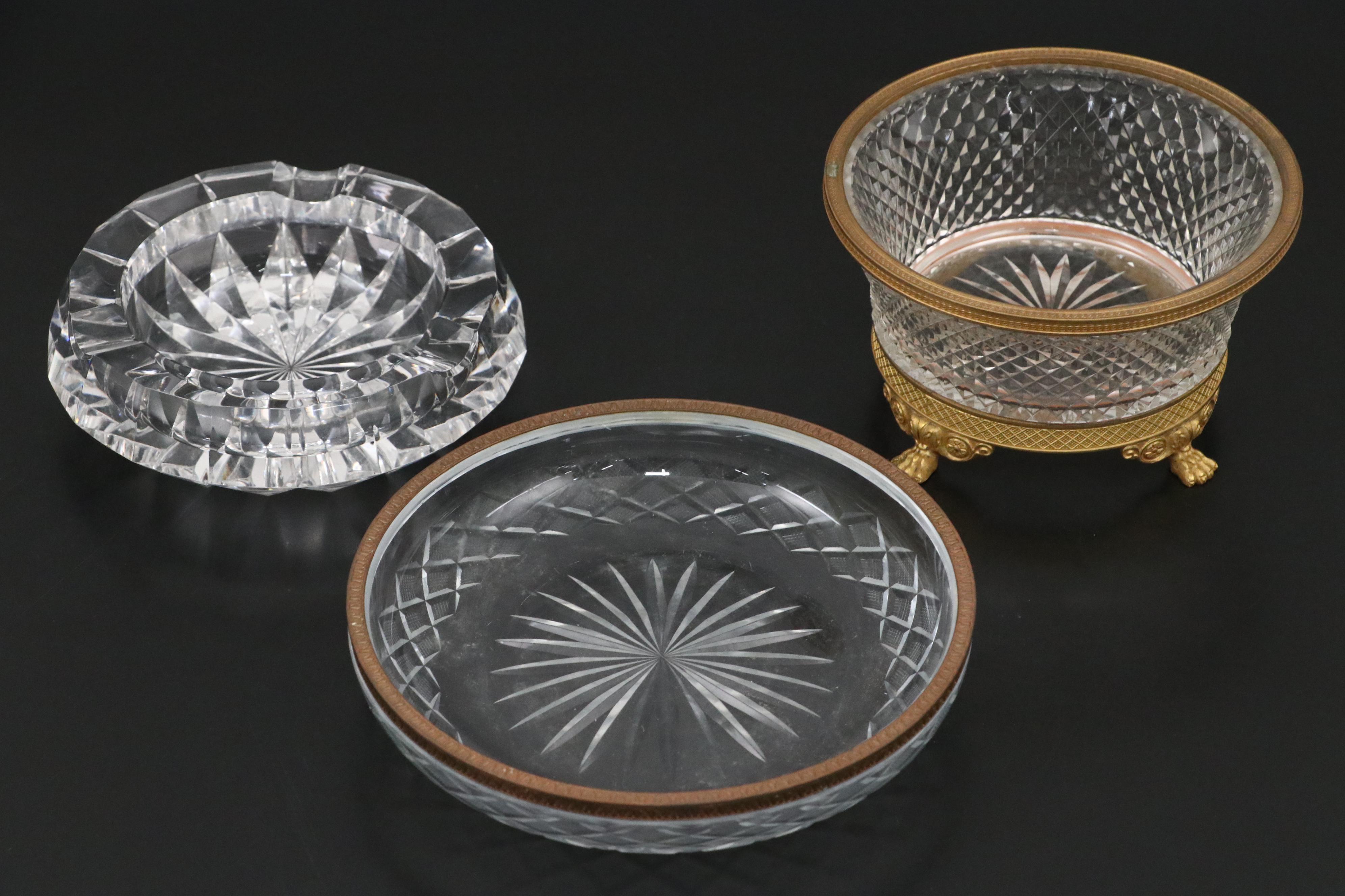 Tiffany & Co. Sterling Rimmed Bowl with Georgian Style Compote and Other Bowls