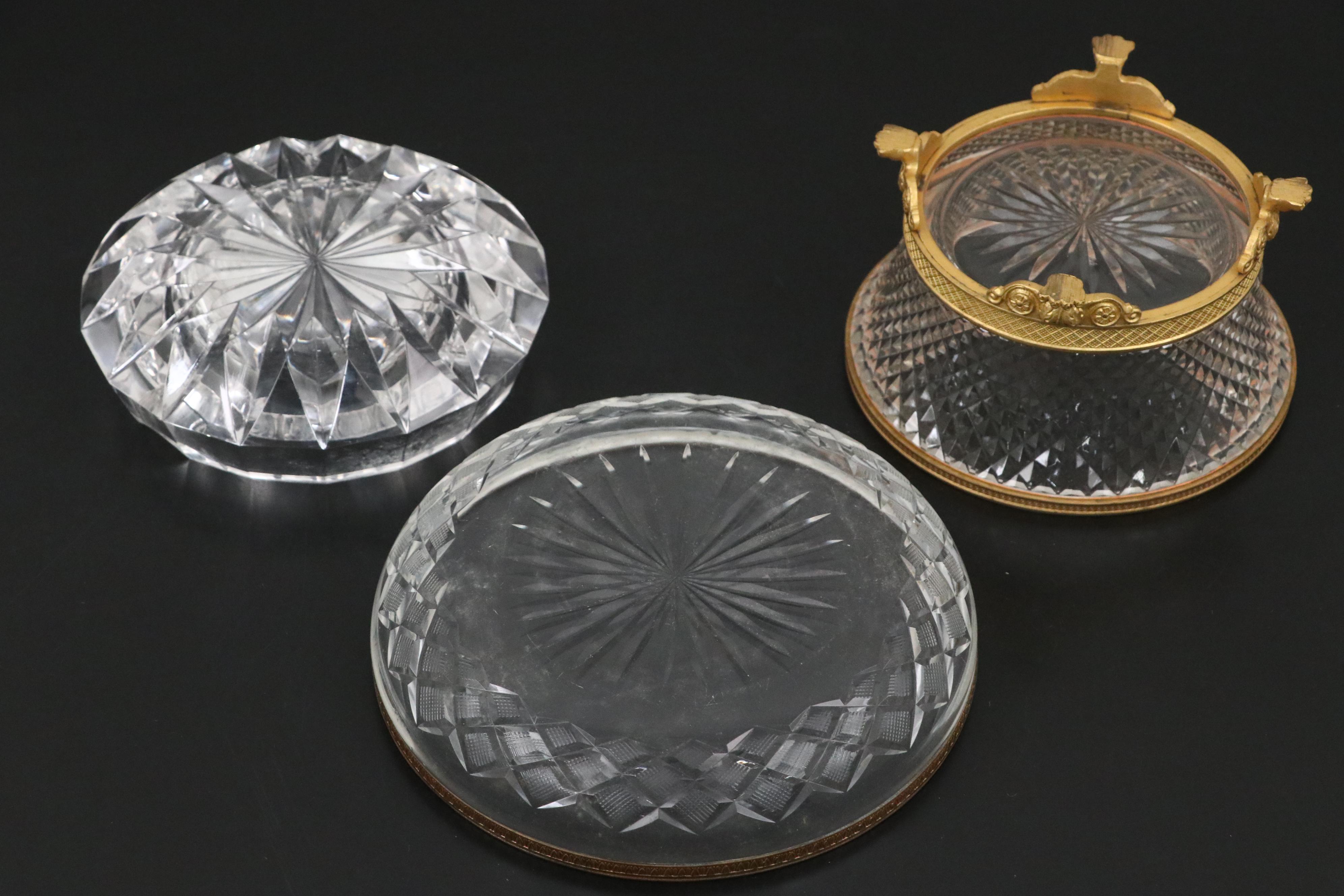 Tiffany & Co. Sterling Rimmed Bowl with Georgian Style Compote and Other Bowls