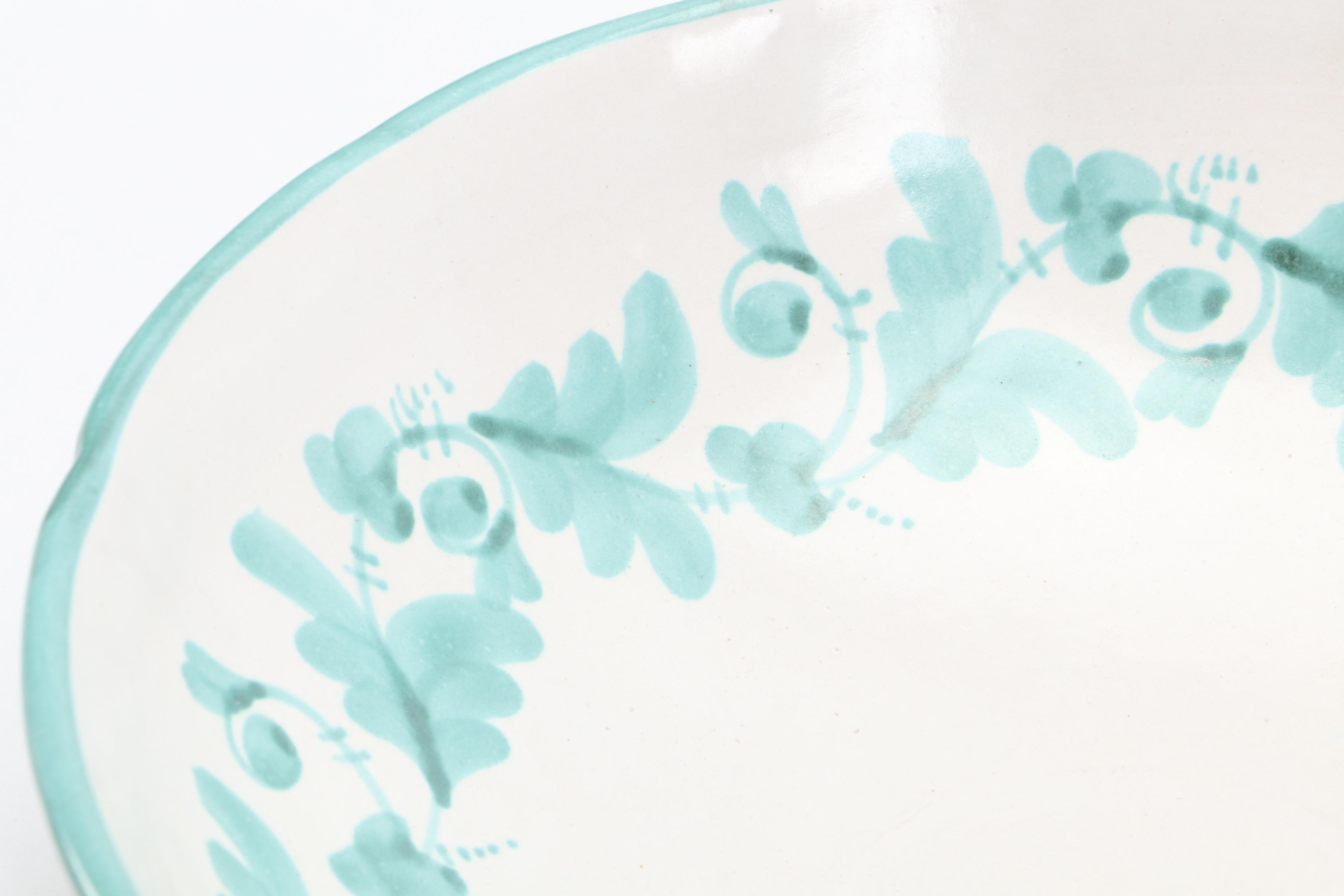 French Majolica Au Bain Marie Asparagus Plates with Other Tableware and Décor