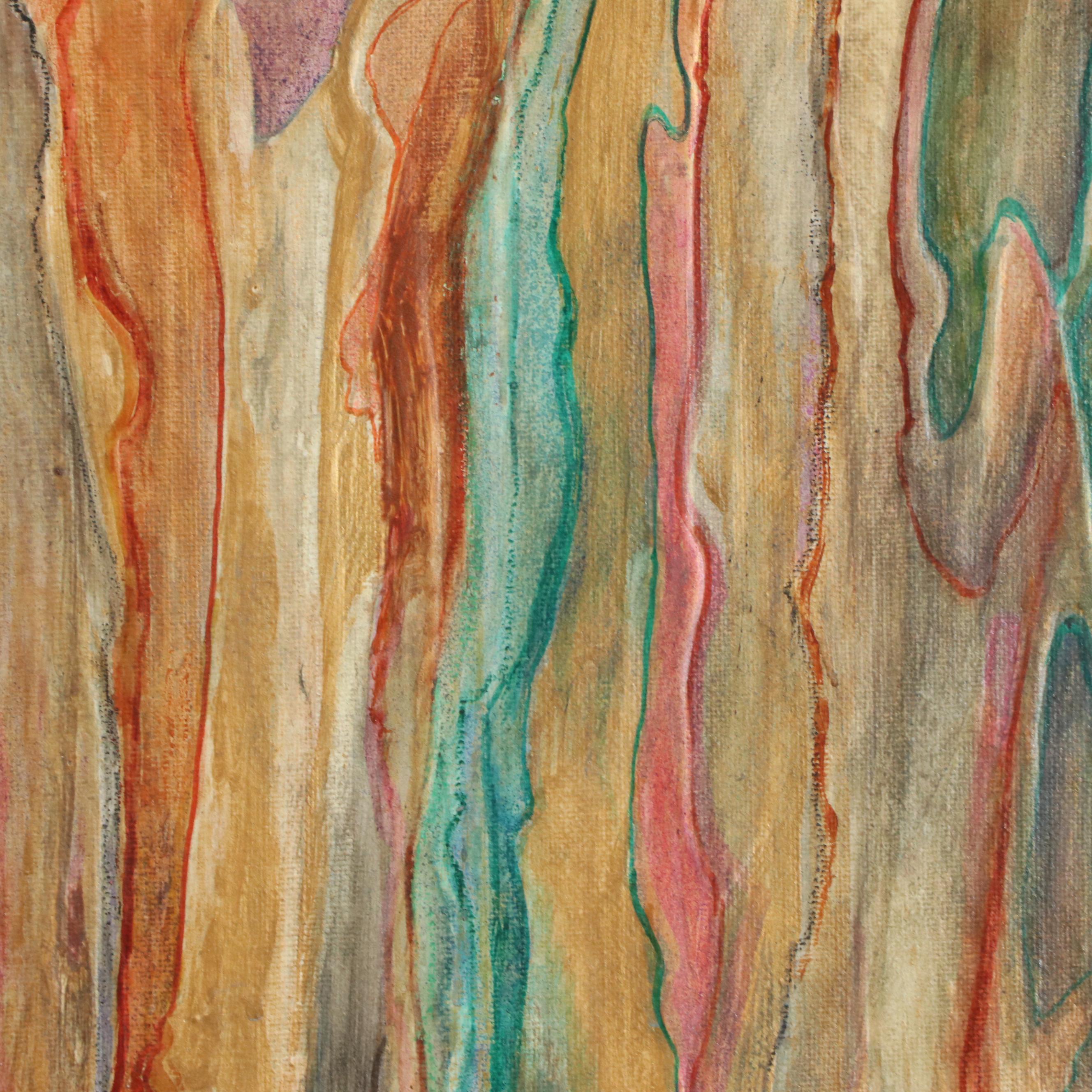 Ann Bowers Abstract Mixed Media Painting, 21st Century