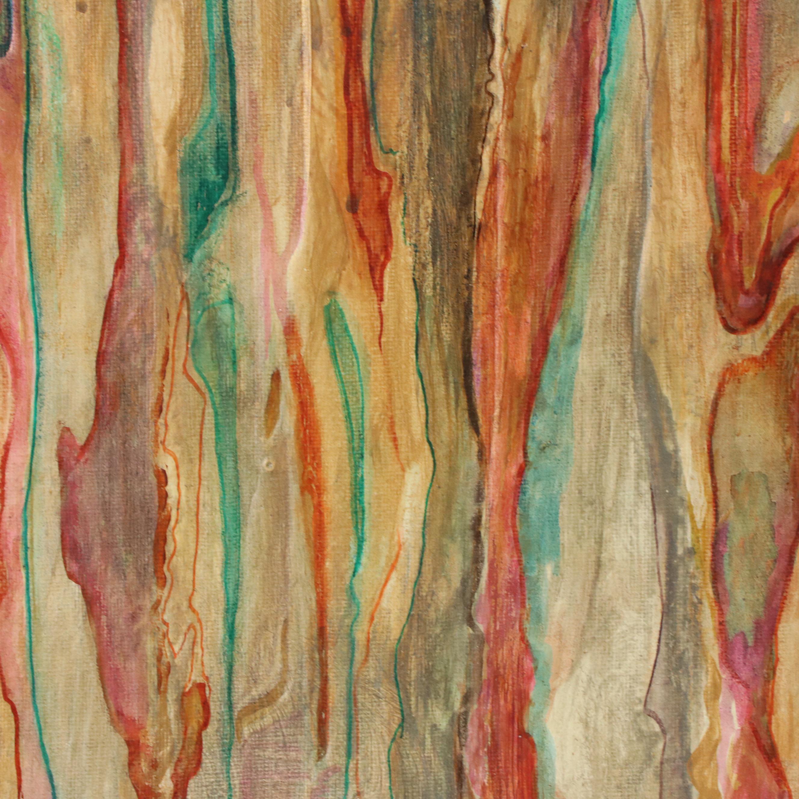 Ann Bowers Abstract Mixed Media Painting, 21st Century