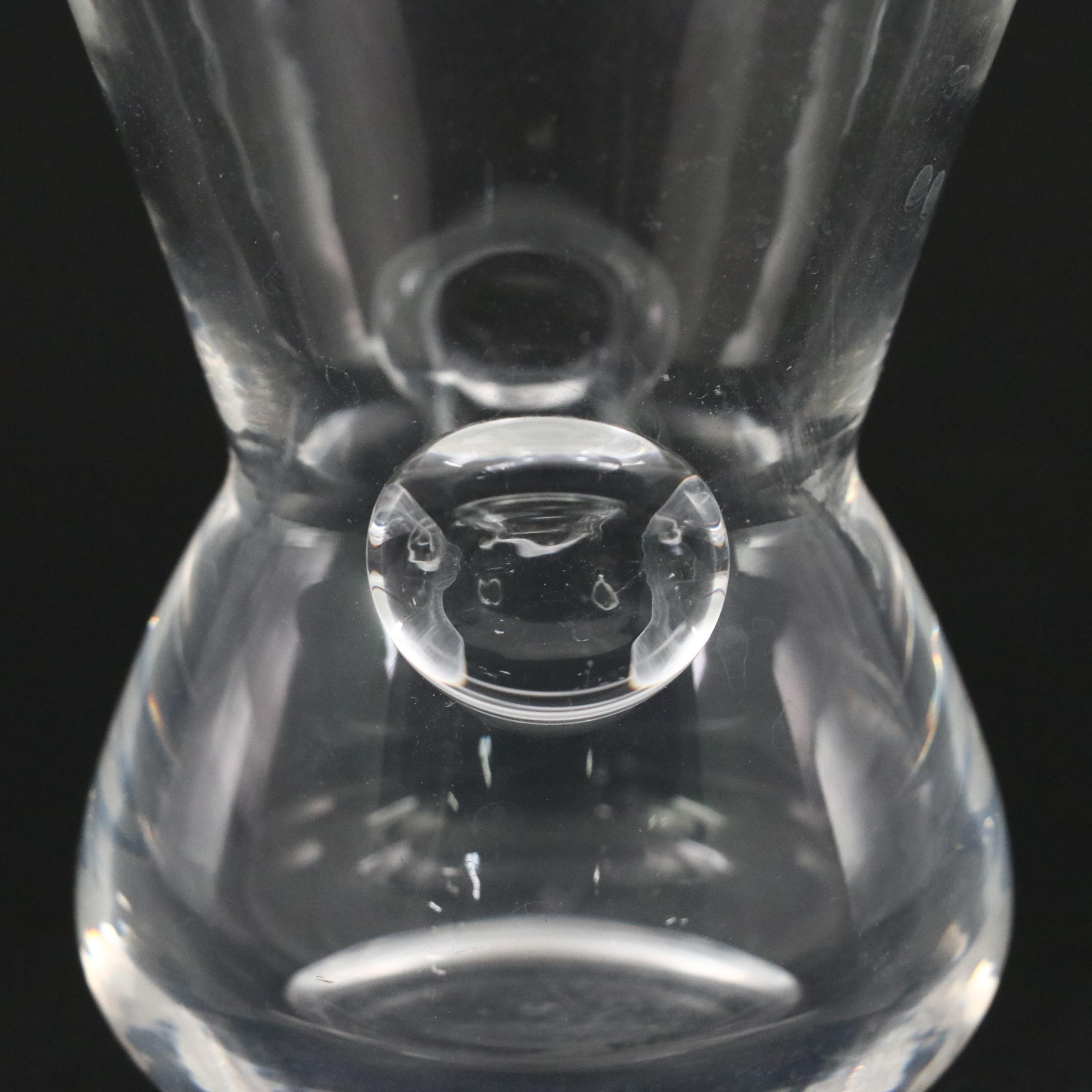 Steuben Art Glass "Signet" Vase Designed by David Hill, Mid to Late 20th Century