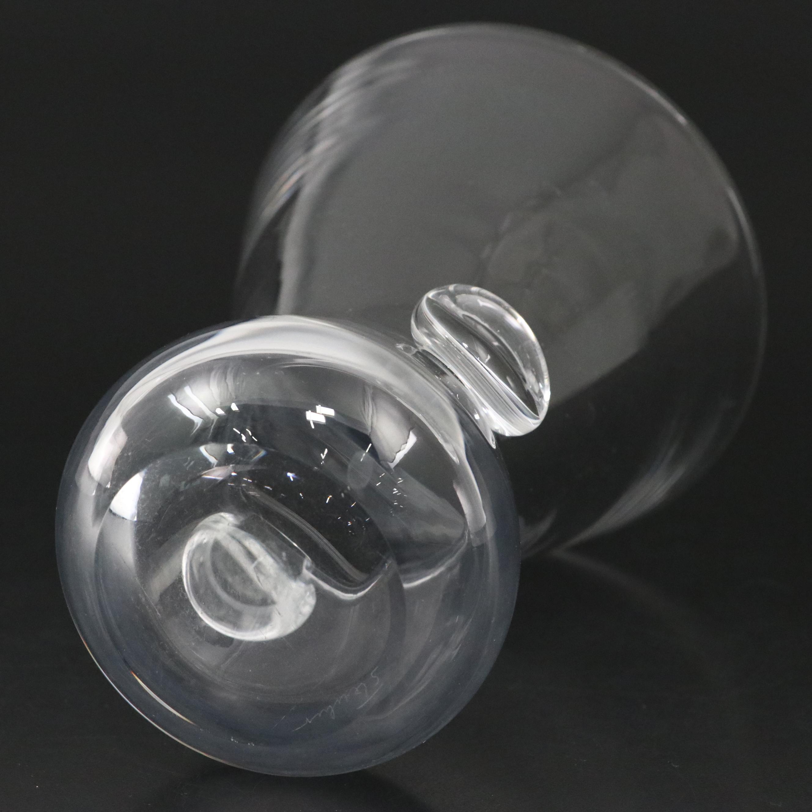 Steuben Art Glass "Signet" Vase Designed by David Hill, Mid to Late 20th Century